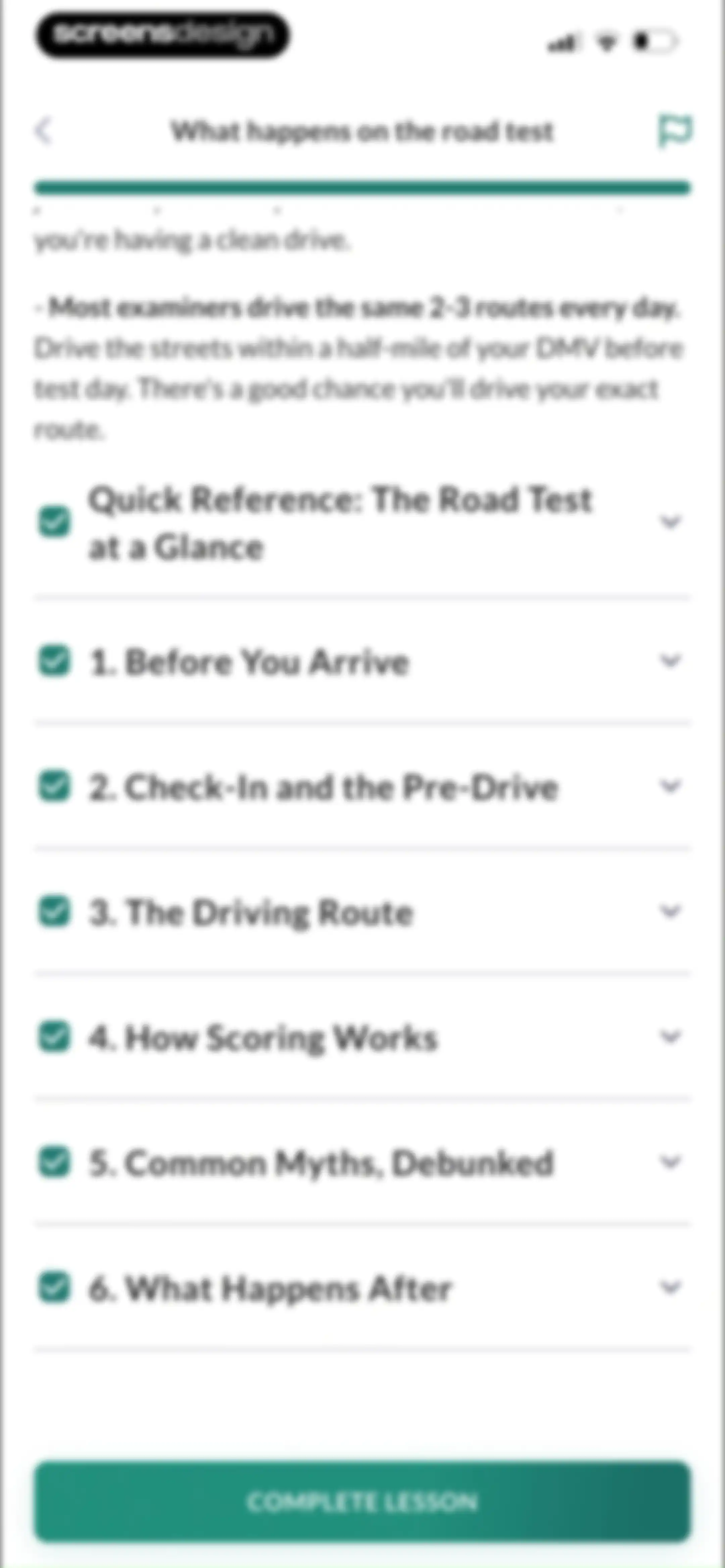 Zutobi: Permit & Driving Prep screen 28