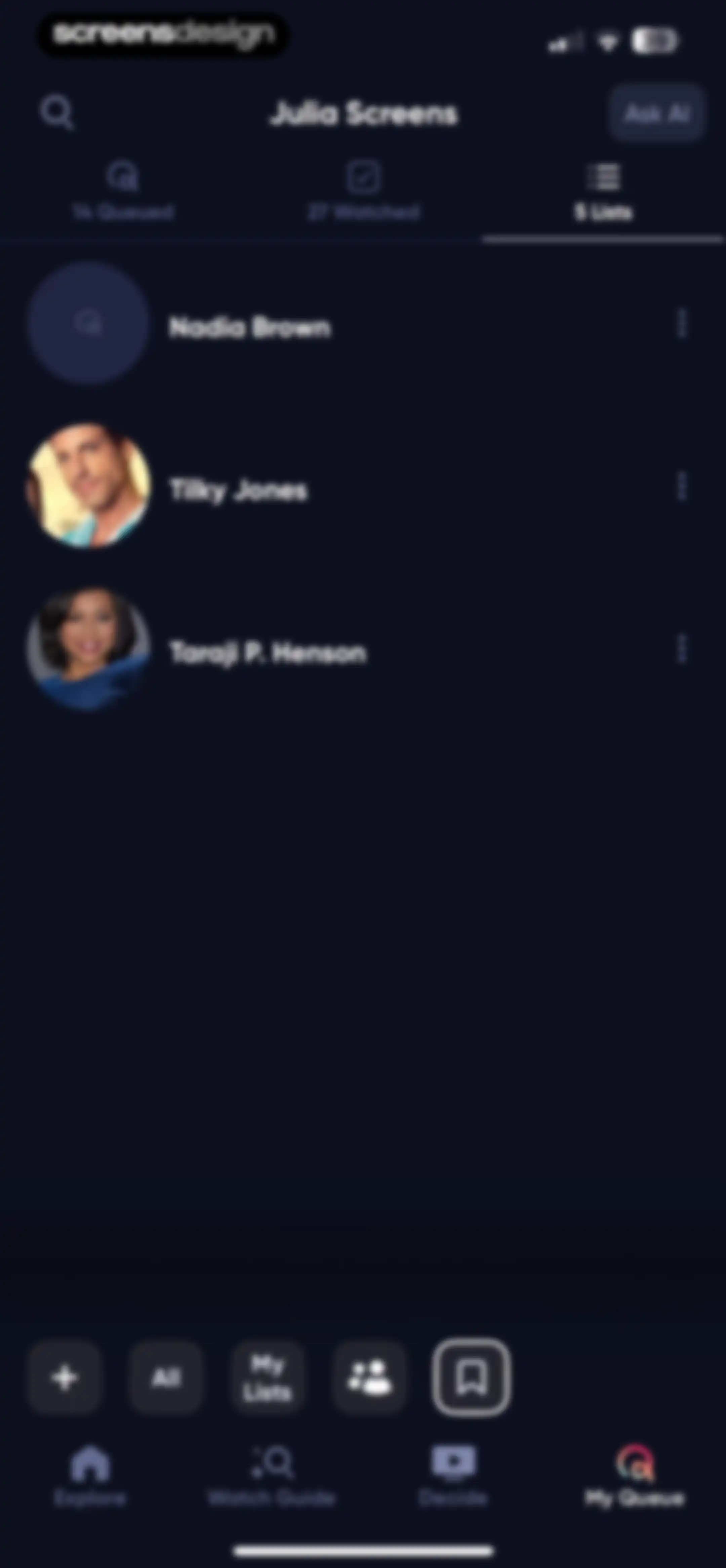 Queue - Find Movies & Shows screen 148