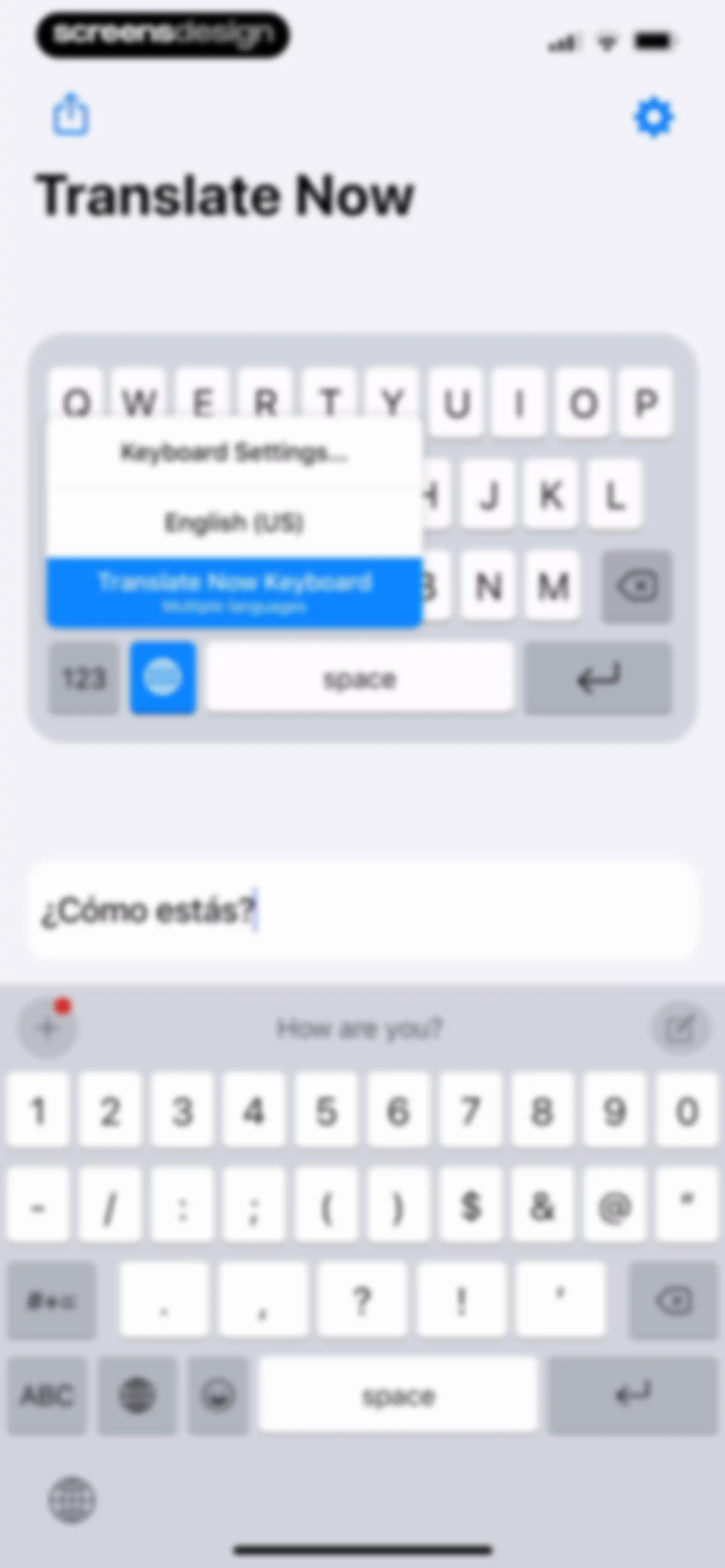 Translator Keyboard - Language screen 17