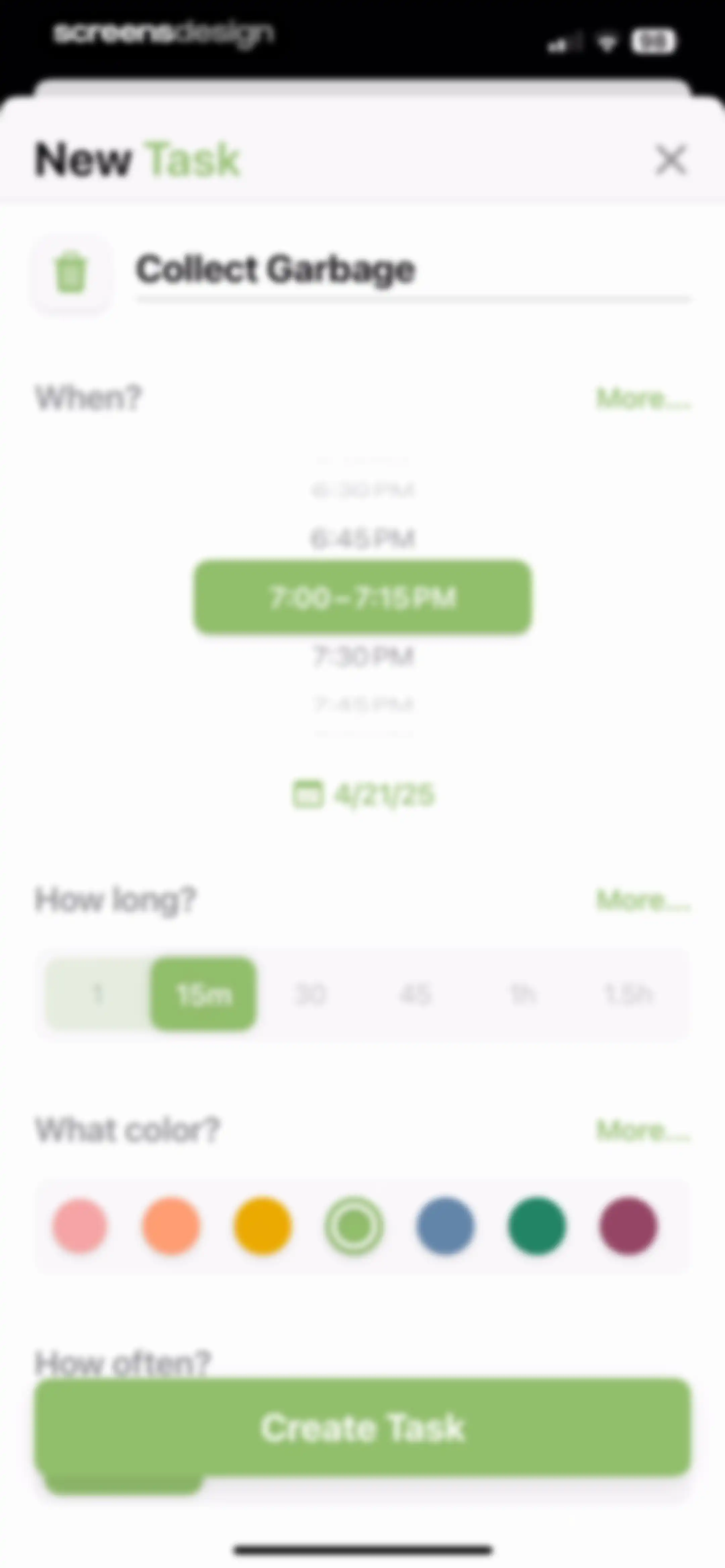 Structured: Daily Planner Todo screen 25