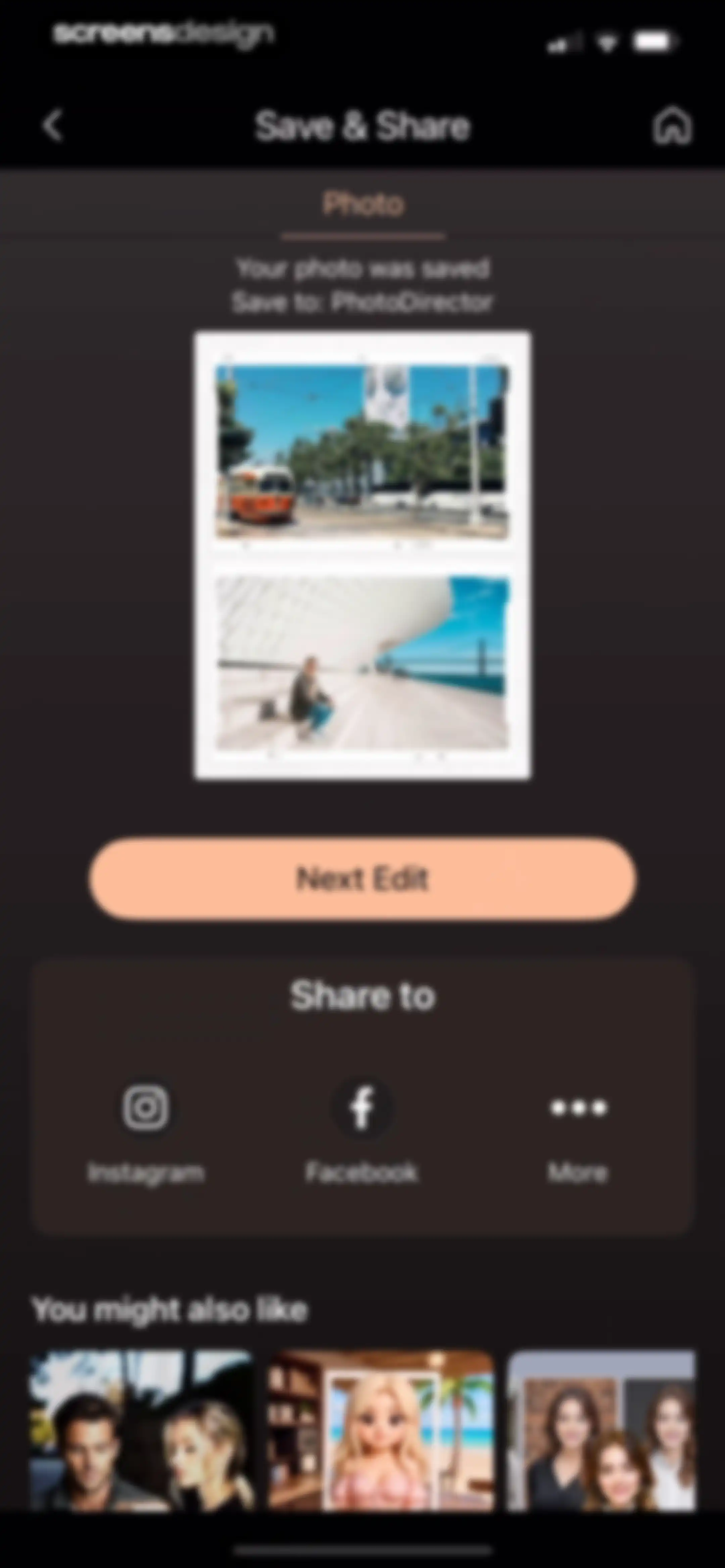 PhotoDirector: AI Photo Editor screen 137