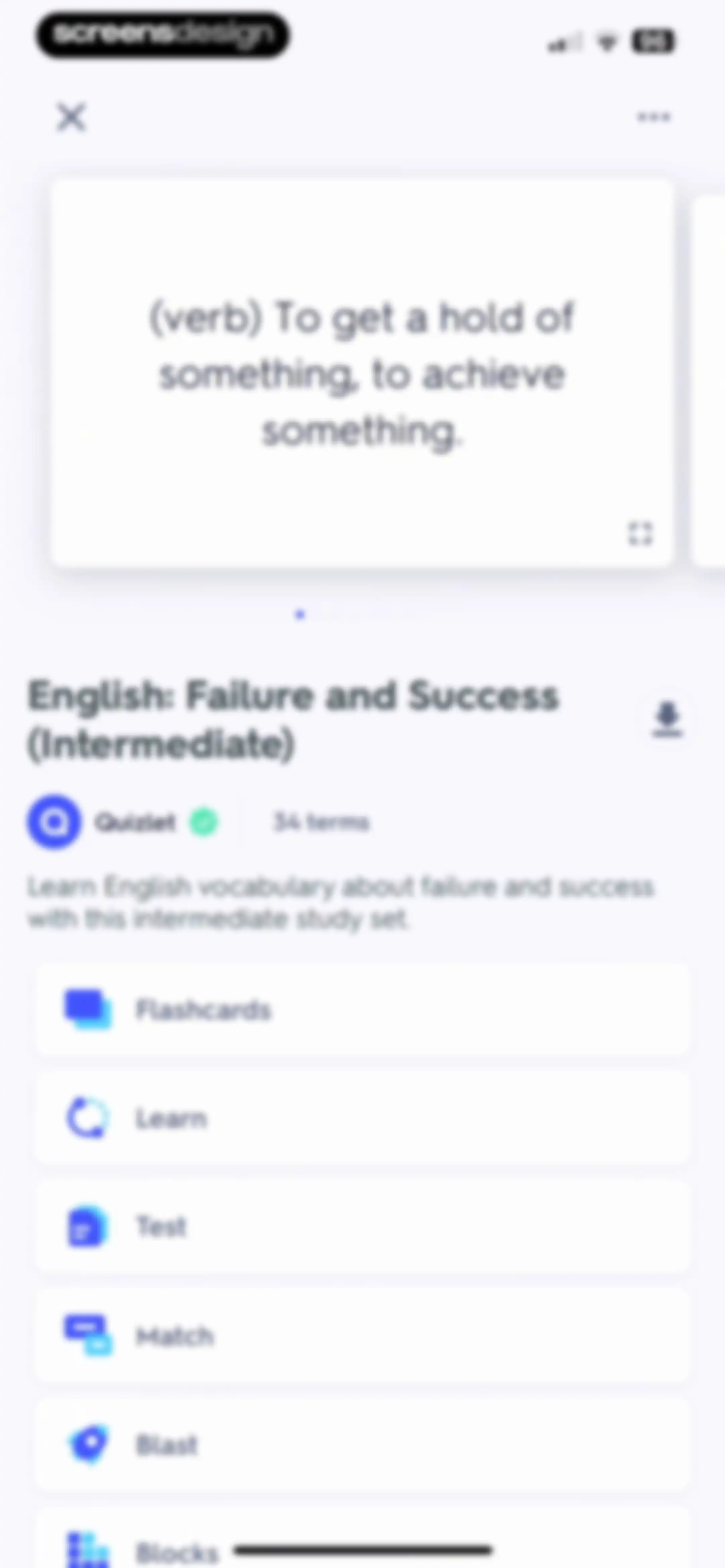 Quizlet: More than Flashcards screen 18