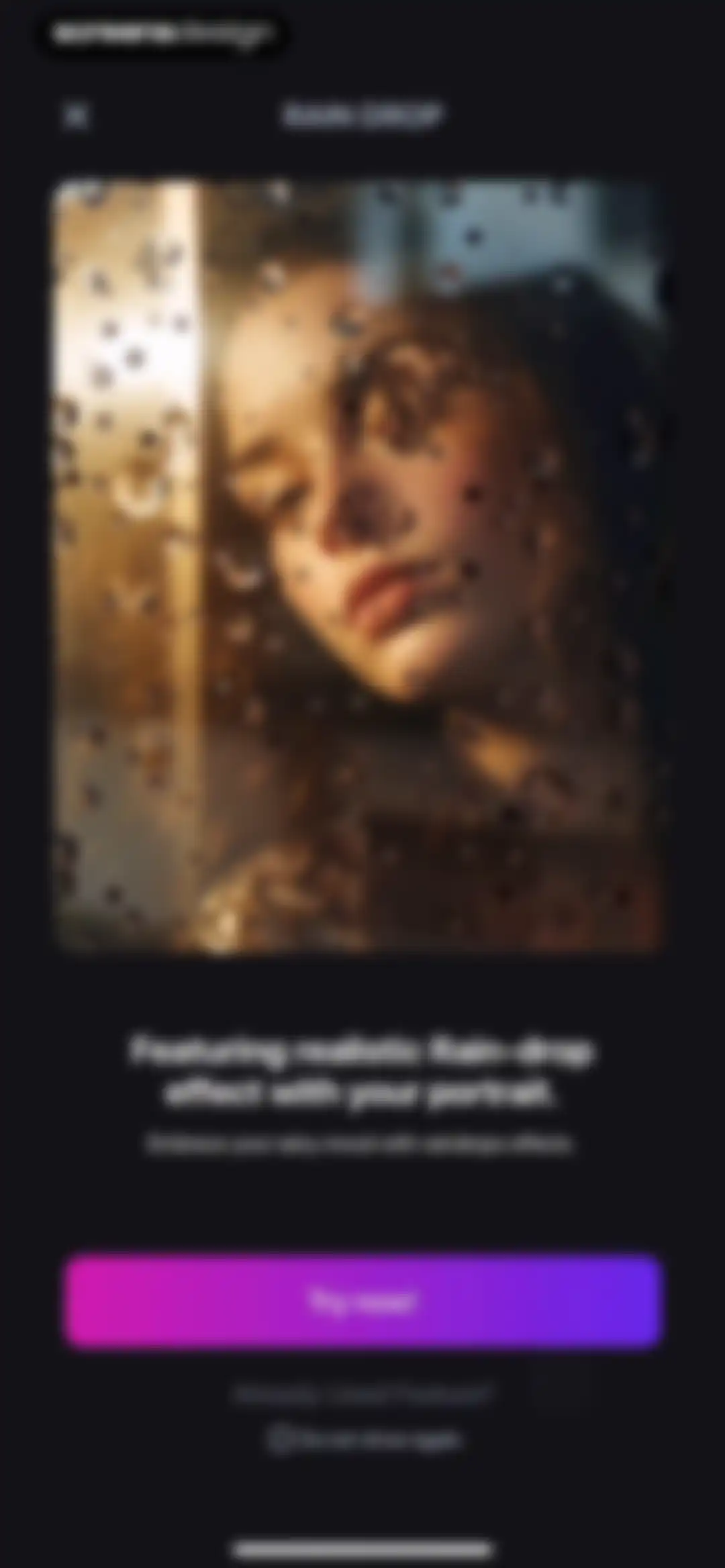 Edit Up: AI Photo Video Editor screen 93