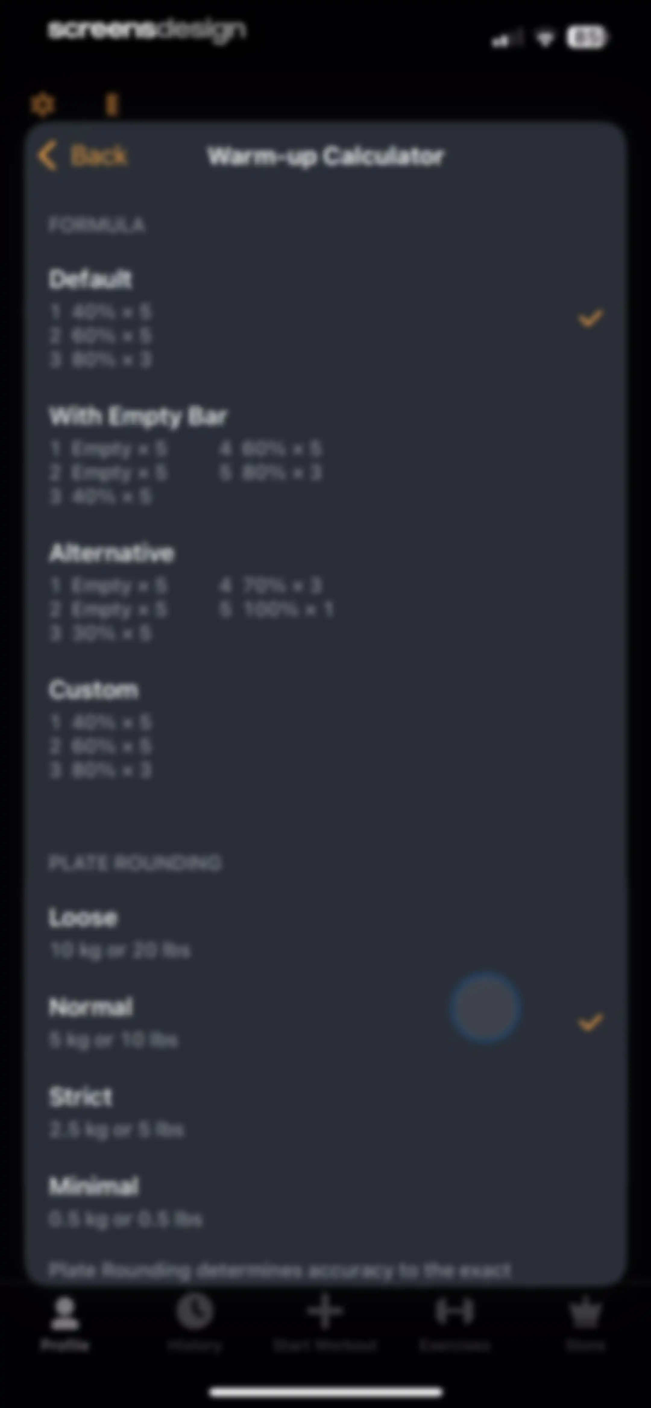 Strong Workout Tracker Gym Log screen 144