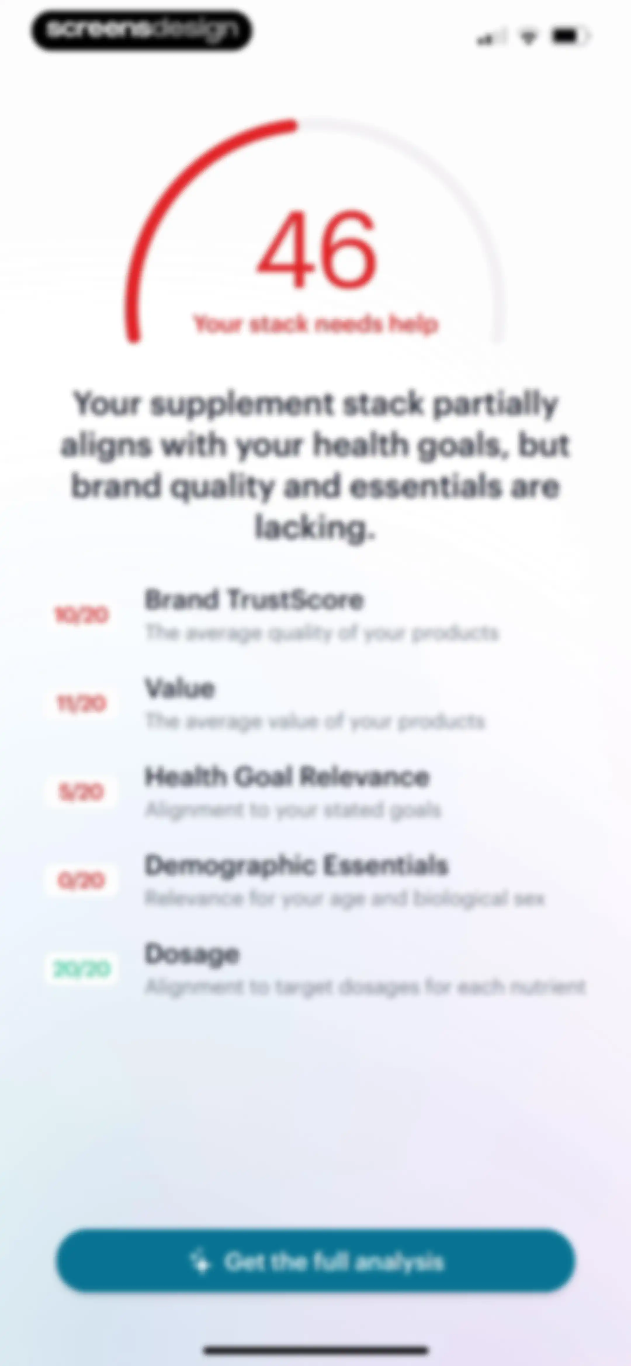 SuppCo: Supplement Scanner screen 40