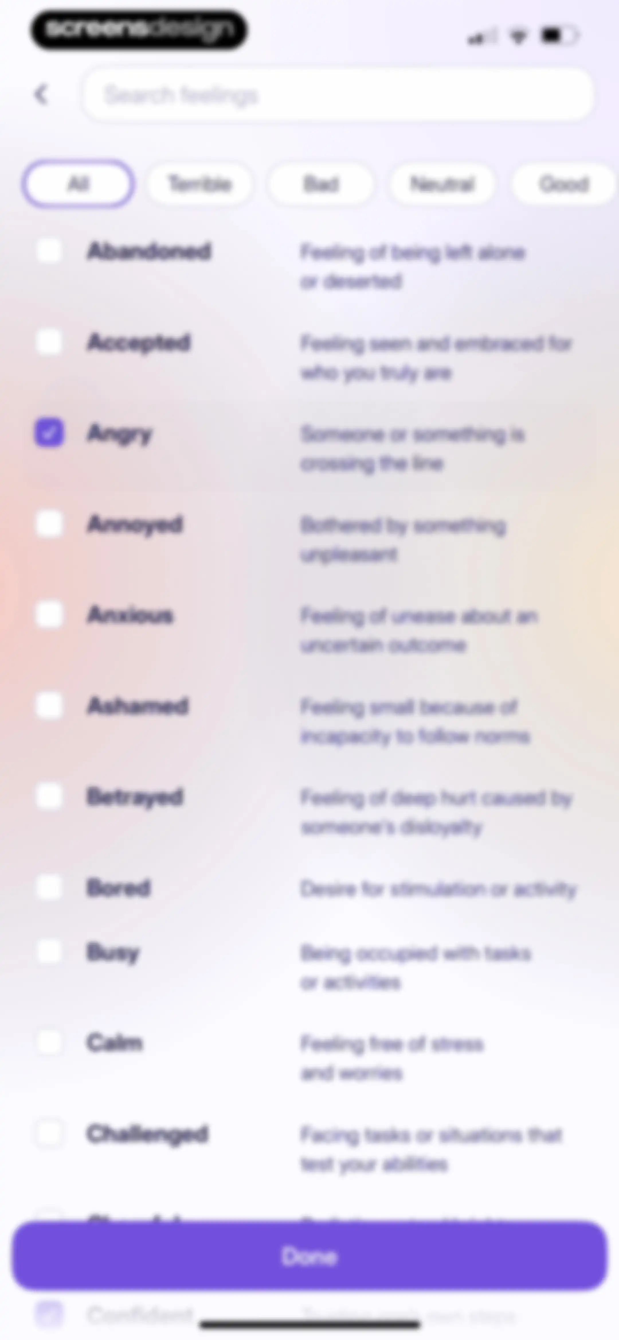 Liven: Discover yourself screen 97