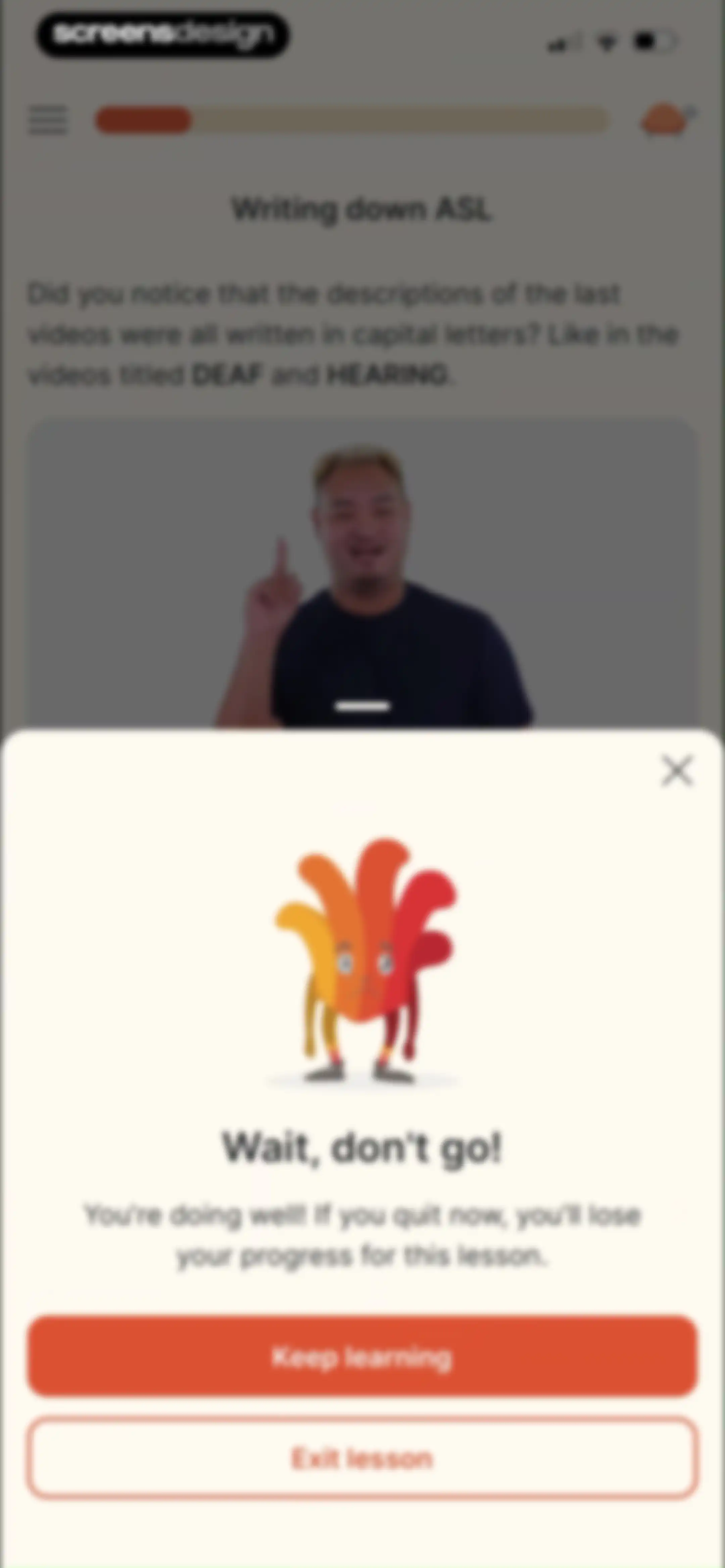 Lingvano - Learn Sign Language screen 58