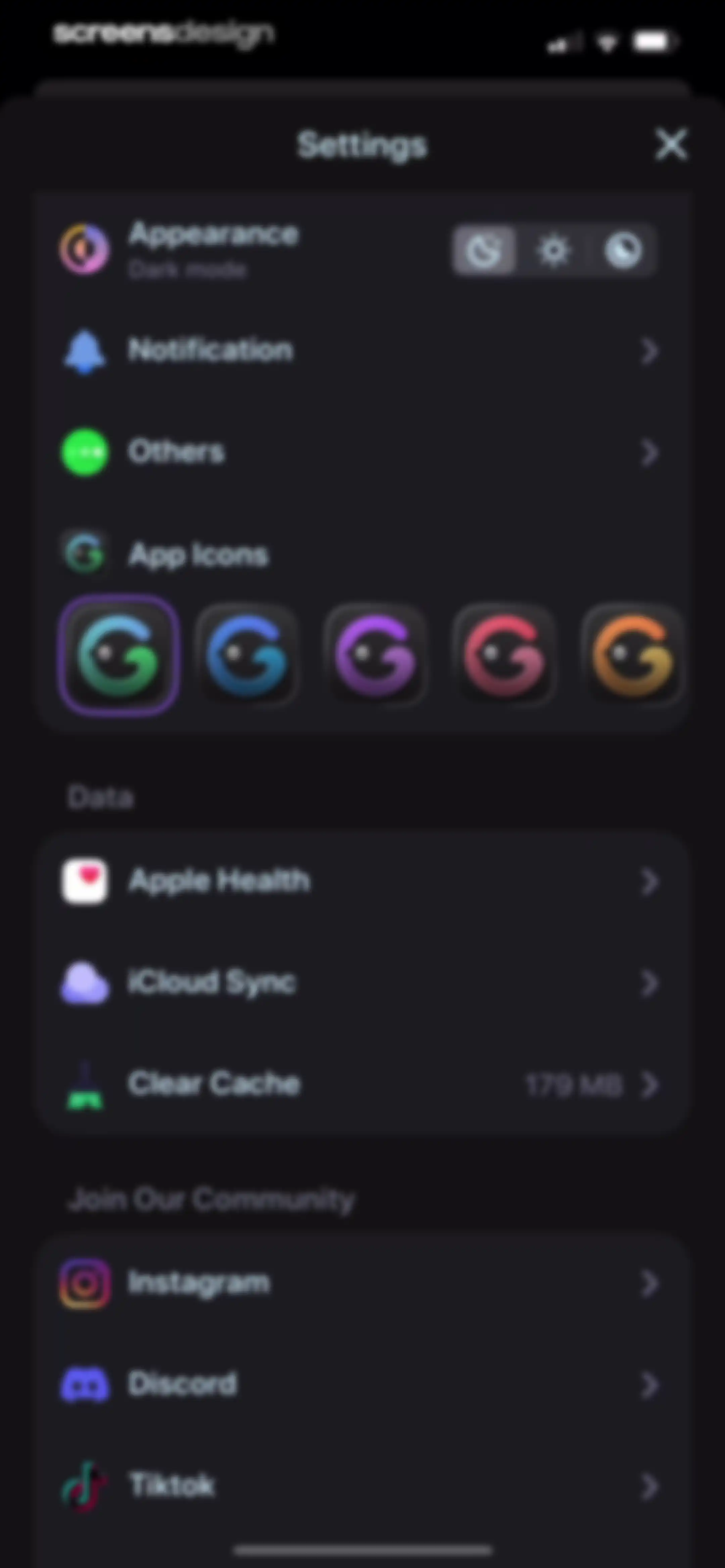 Grow: Health & Fitness screen 154