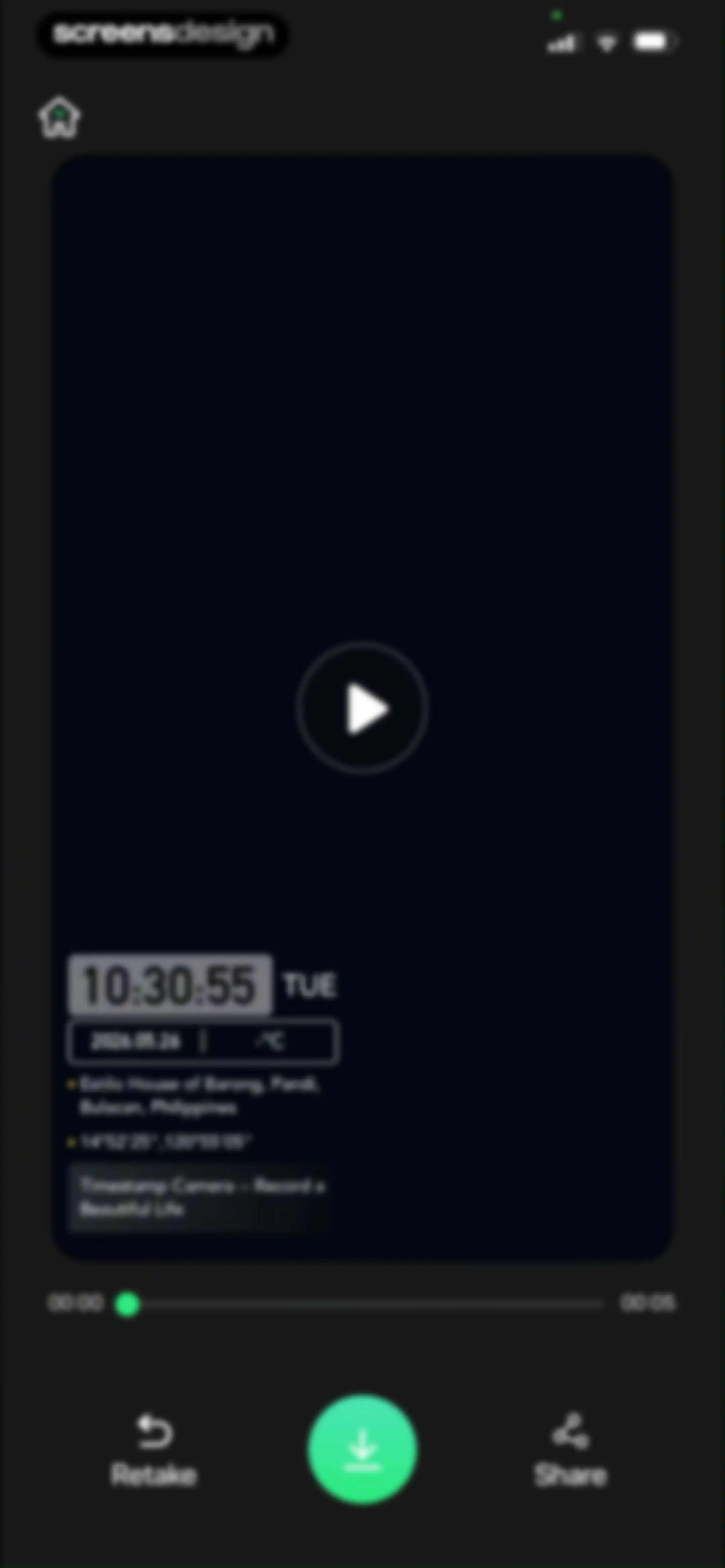 Timestamp Camera -AI Timestamp screen 52