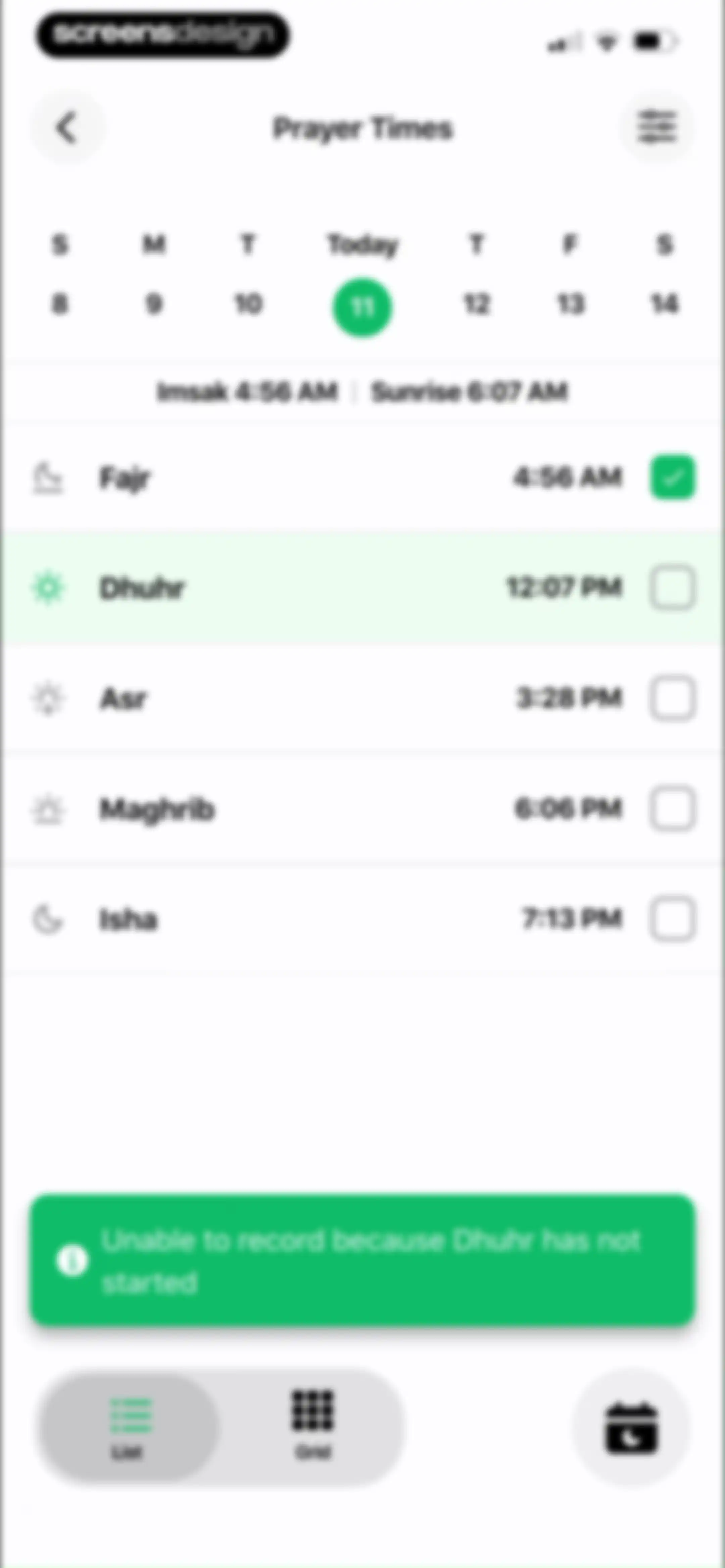 Muslim: Prayer Times, Qibla screen 22