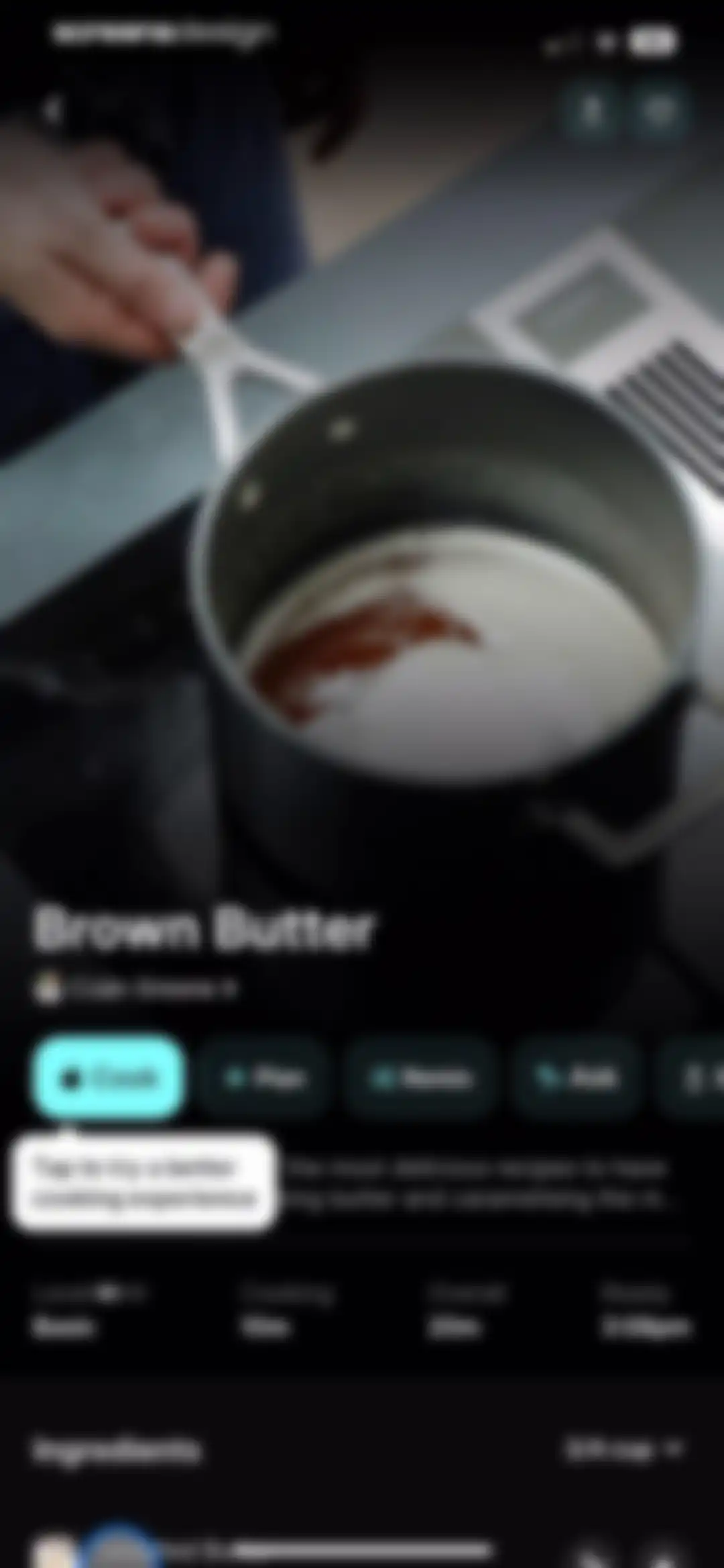 CREME: Create Memorable Meals screen 46