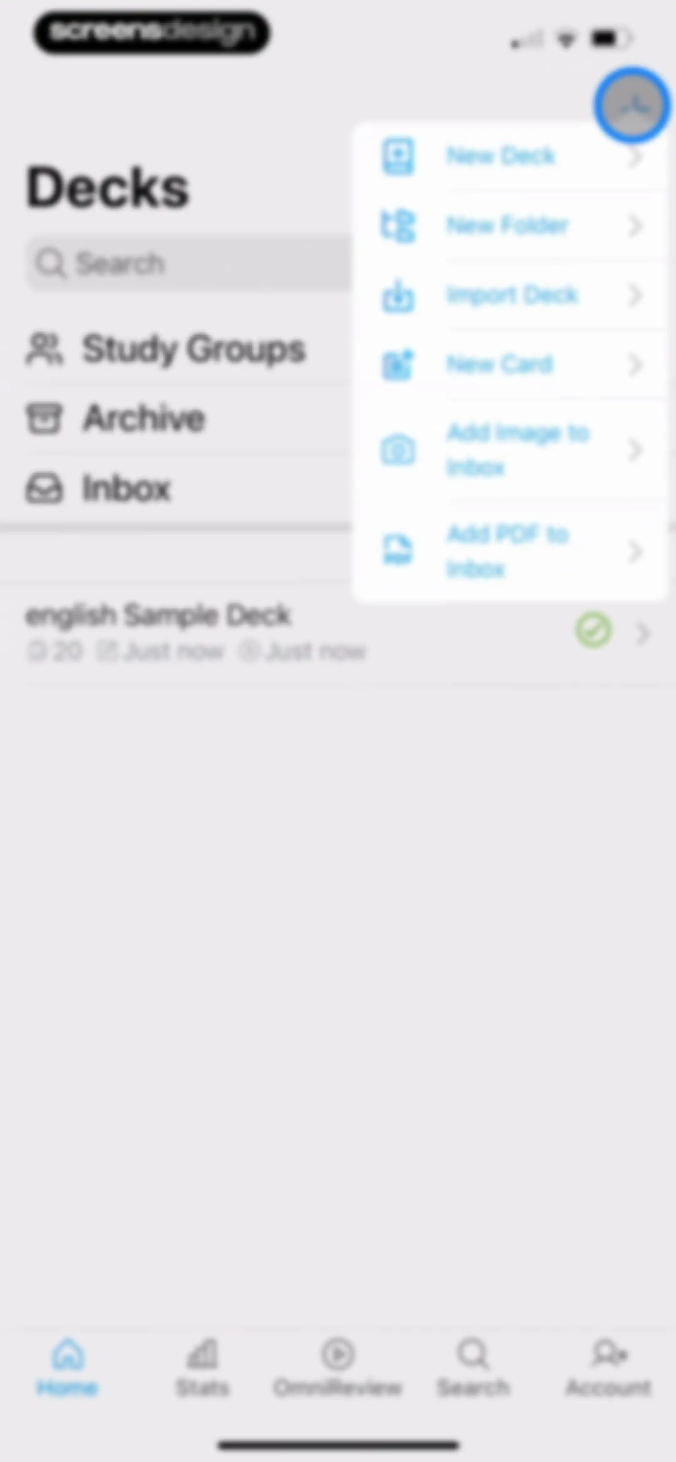 AlgoApp - Flashcards screen 18