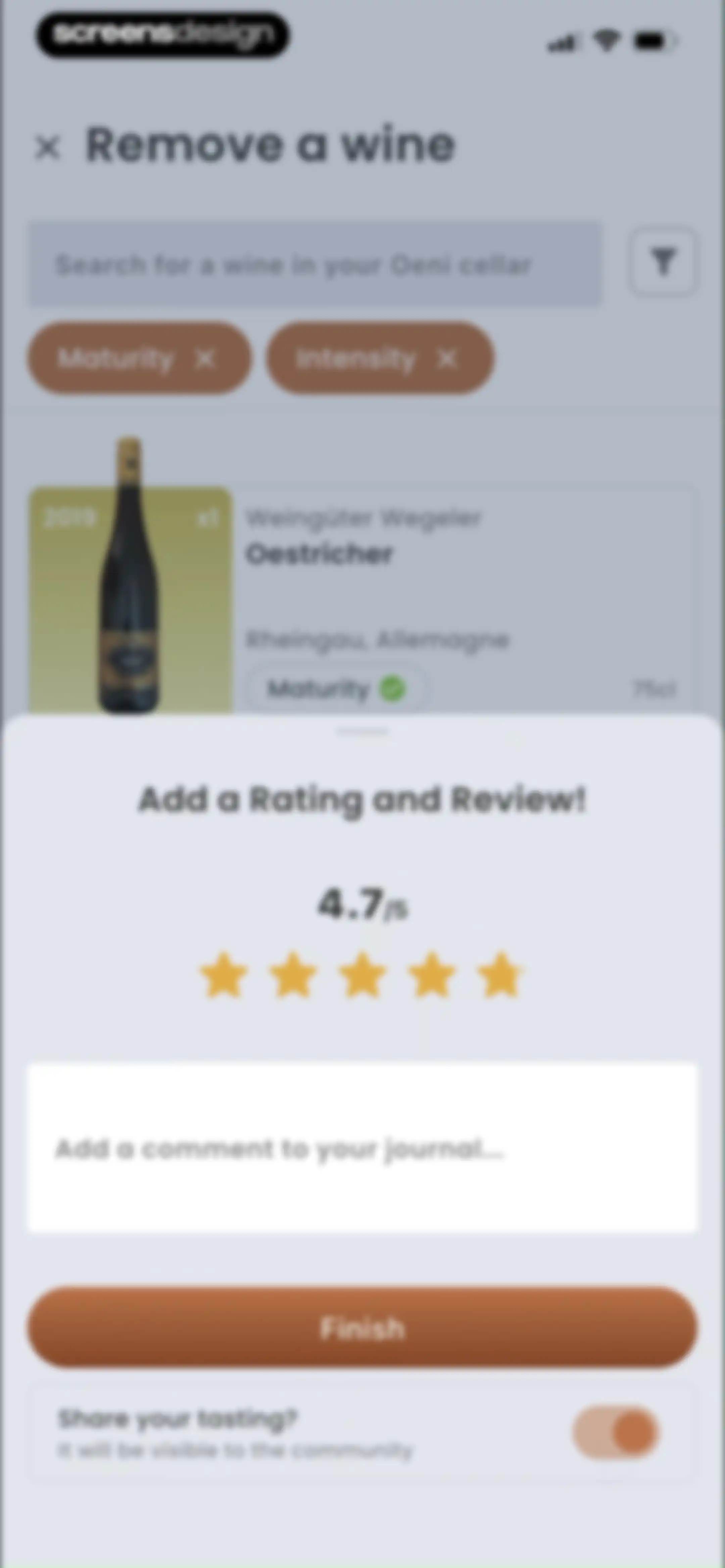 Oeni: #1 Wine Cellar Manager screen 81