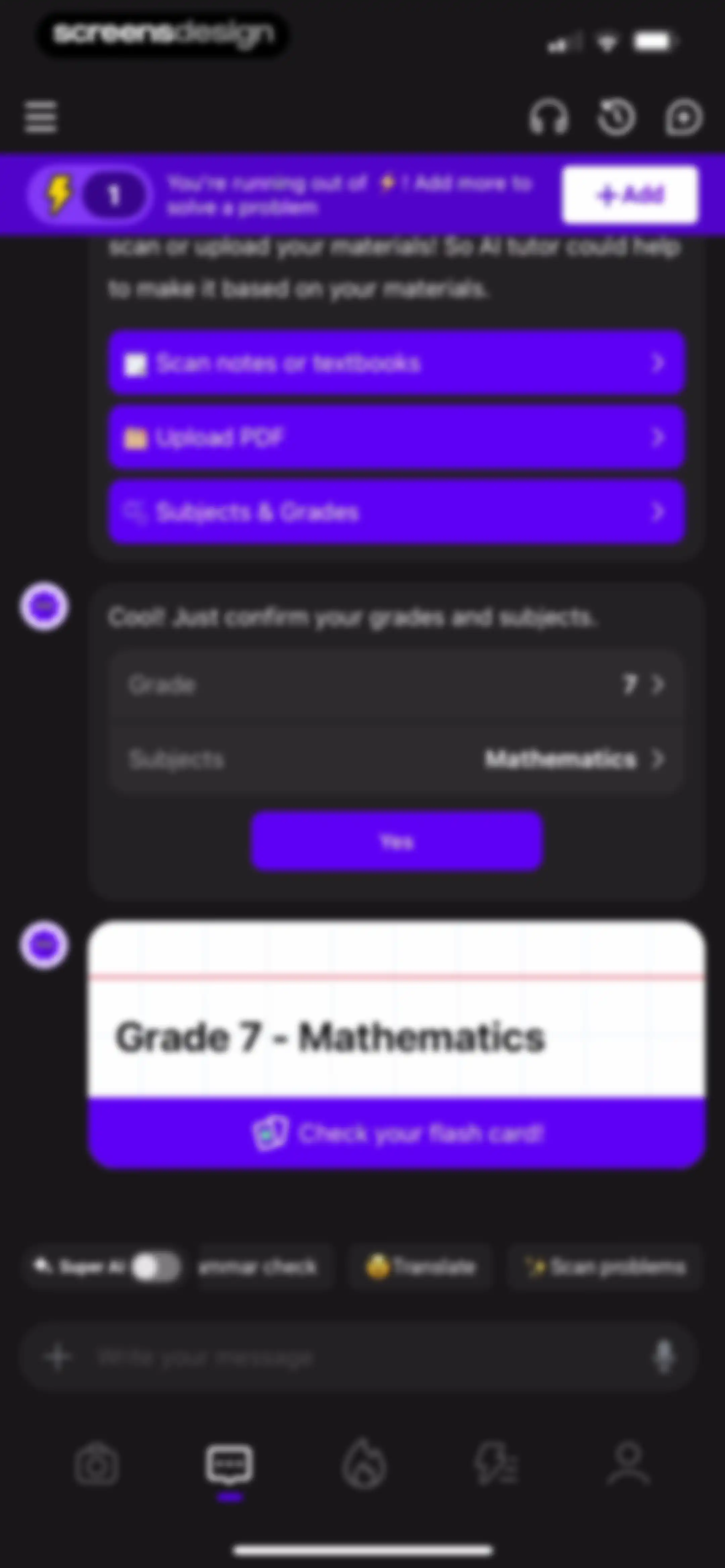 Answer.AI - Your AI tutor screen 74