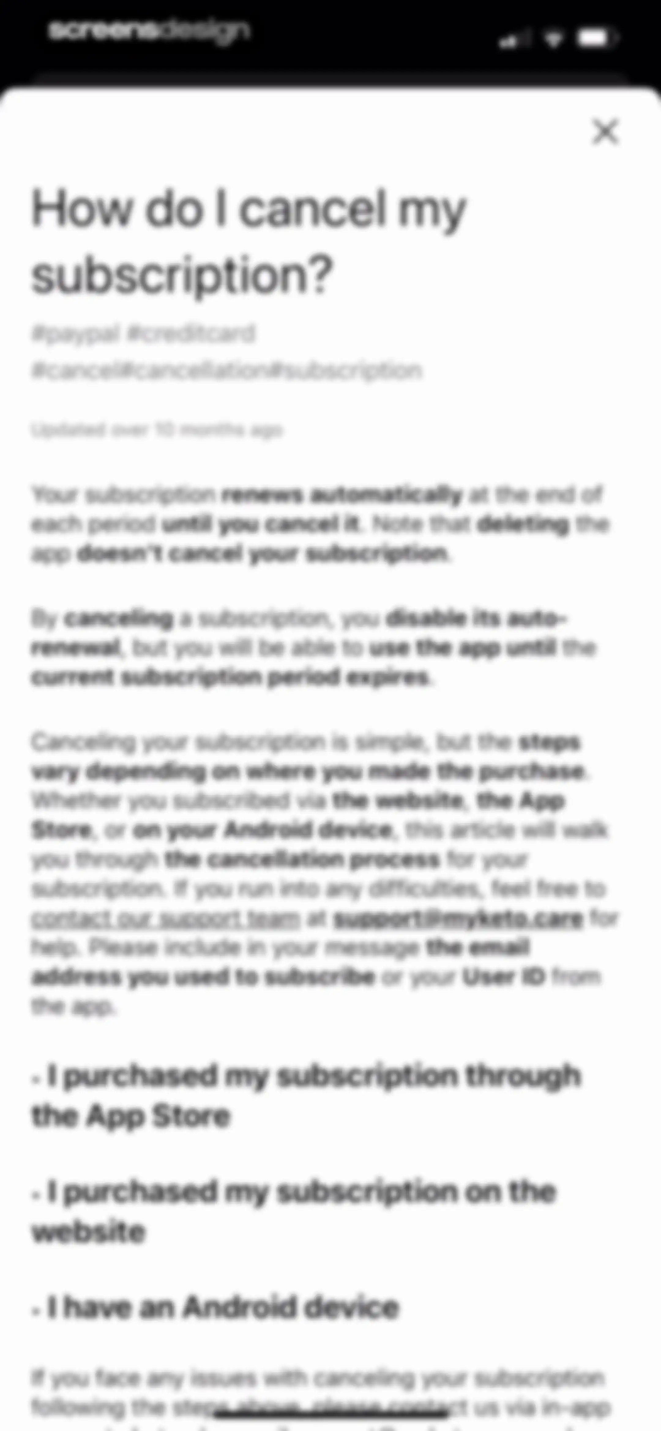 Keto Diet App － Carb Tracker screen 124