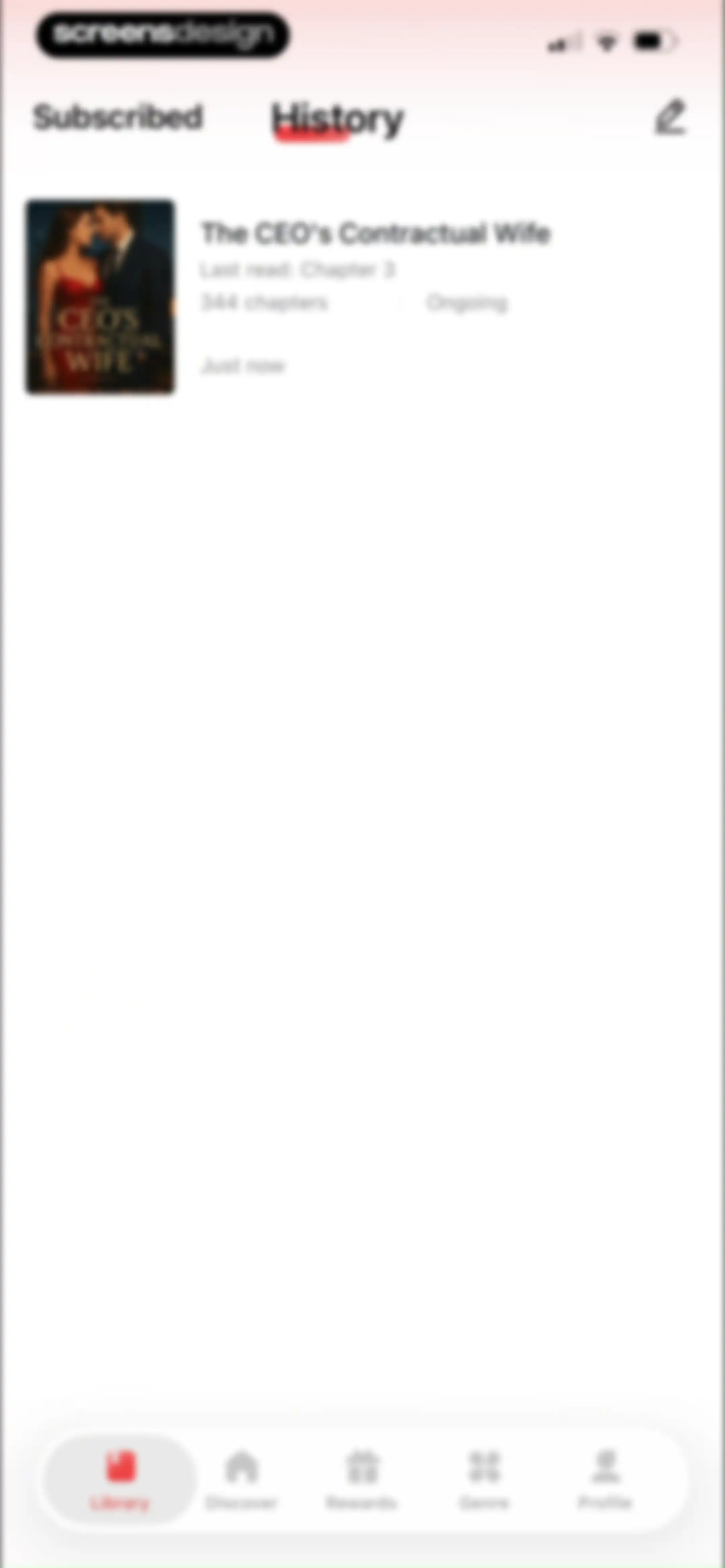 Literie screen 43