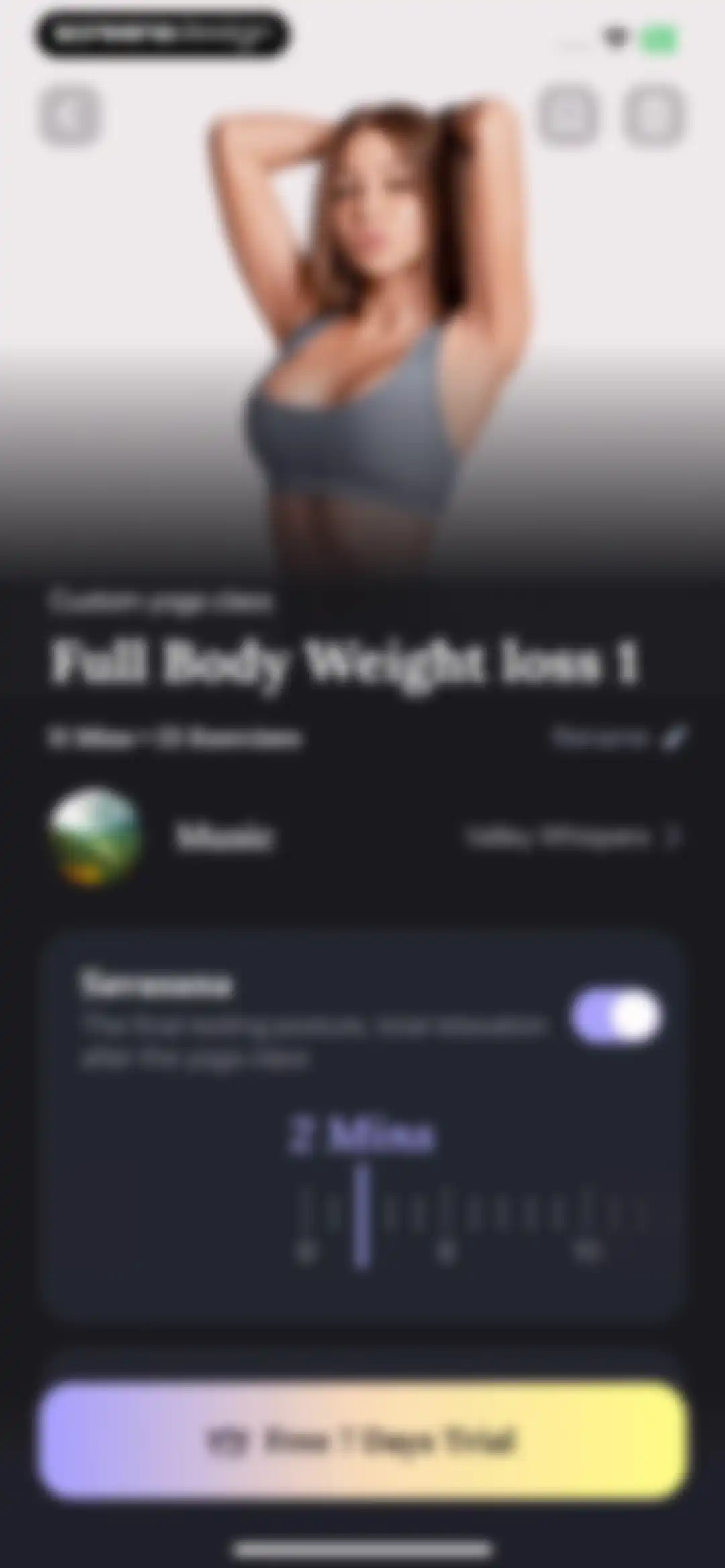 Yoga for Beginners, Pilates+ screen 128