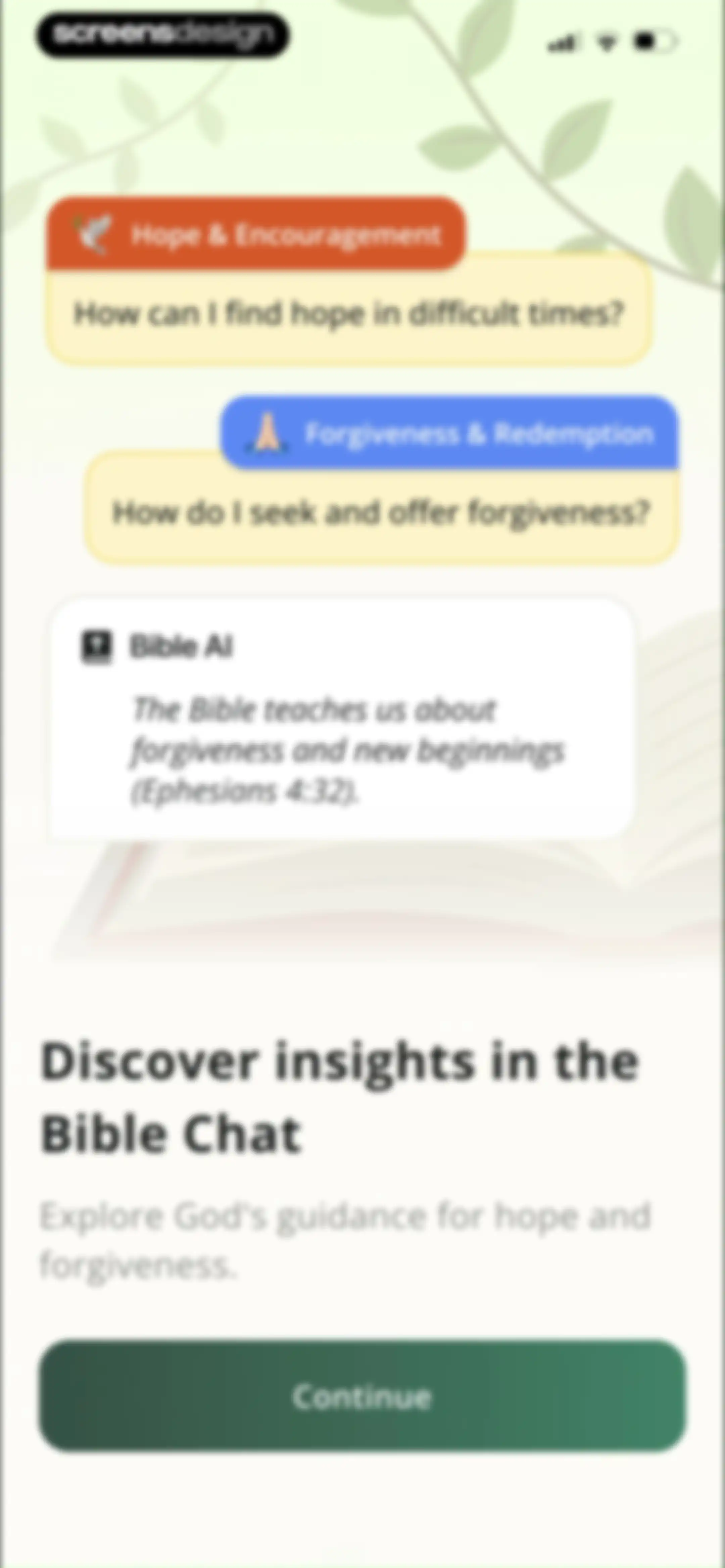 Bible Path: Prayers & Widgets screen 4