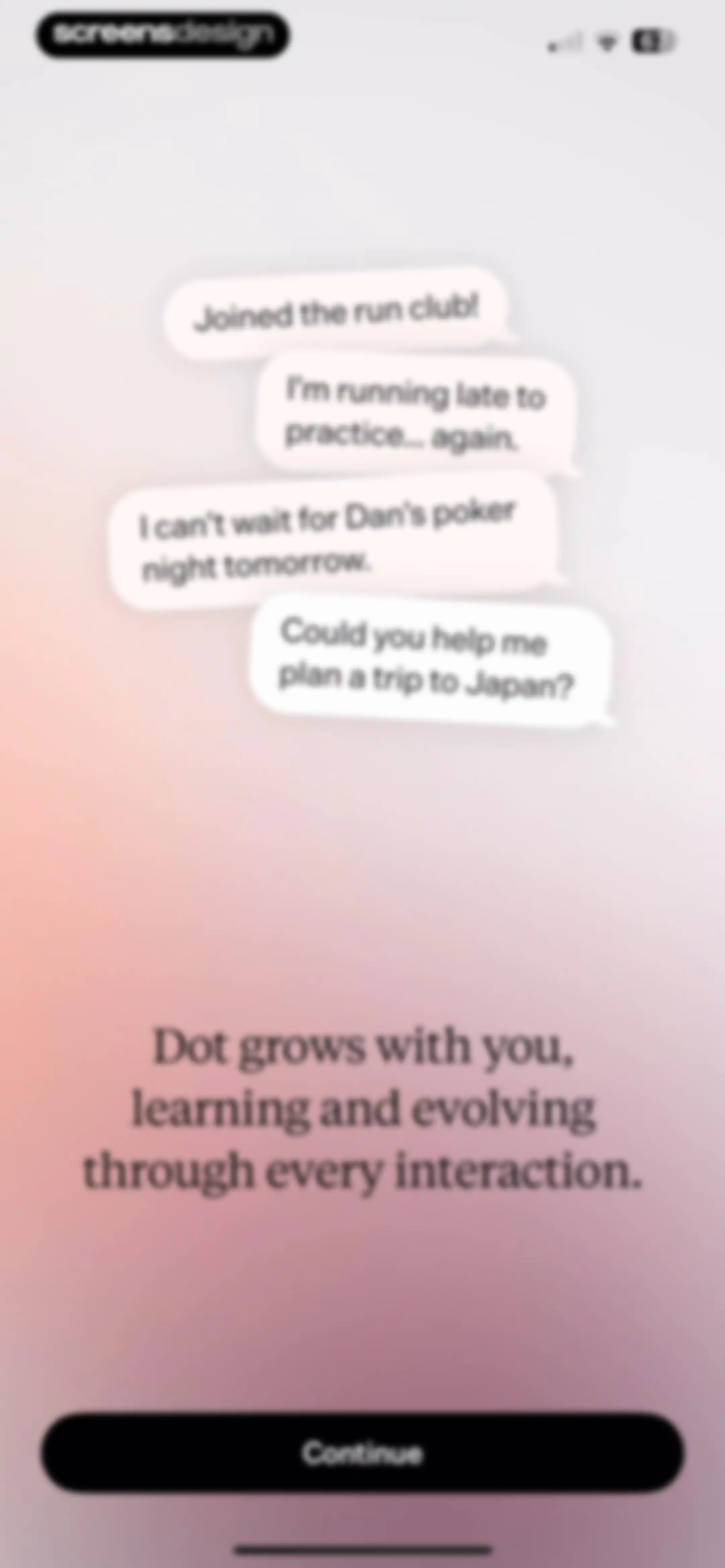 Dot - Living History screen 3