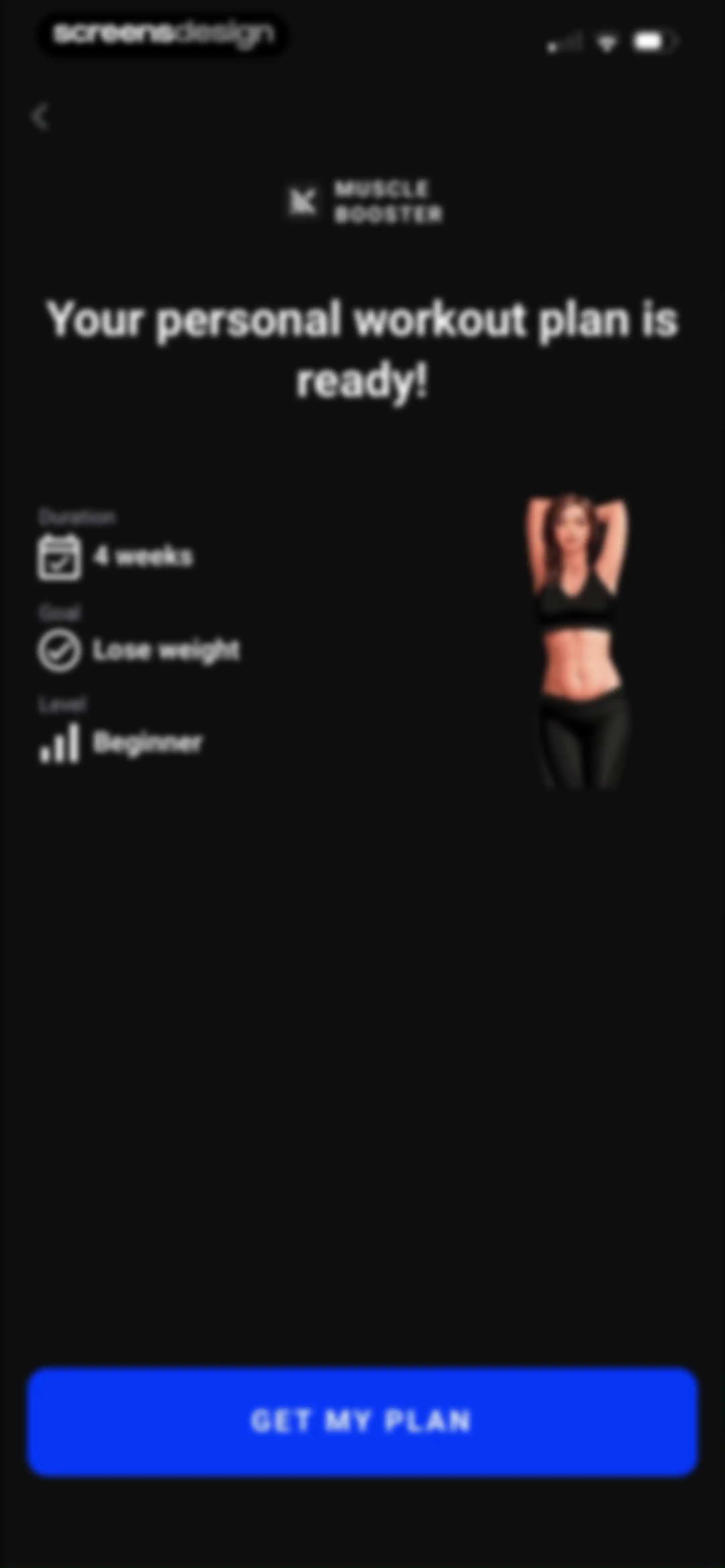 Muscle Booster Workout Tracker screen 39