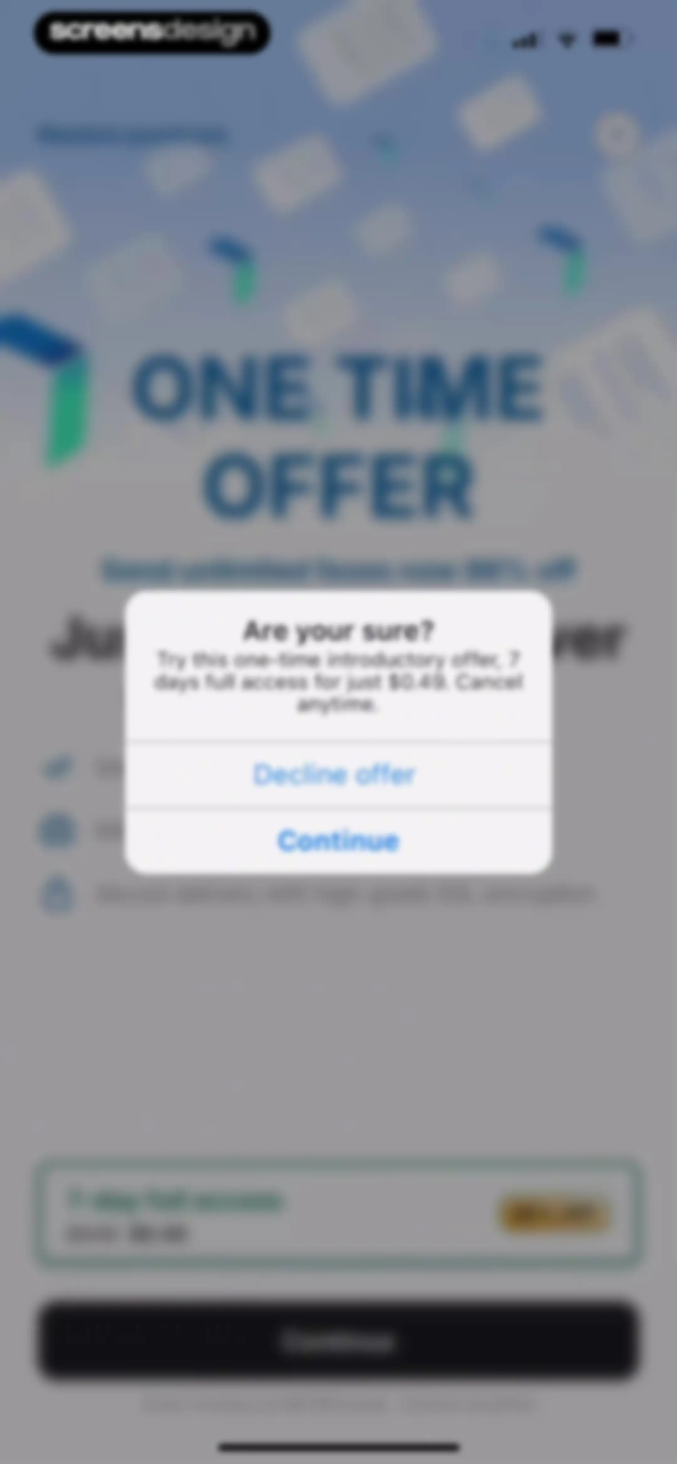 FAX from iPhone・Send doc・Faxer screen 23
