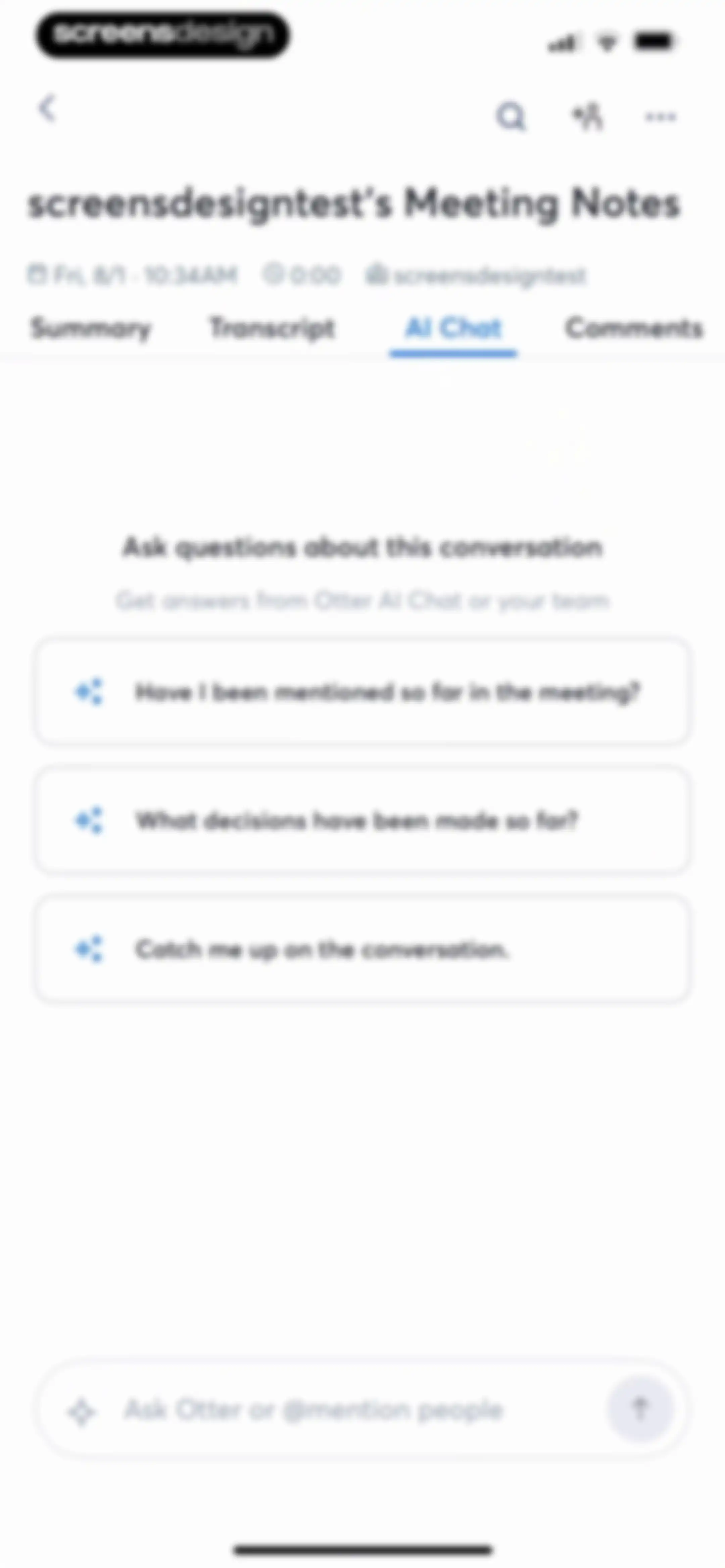 Otter Transcribe Voice Notes screen 33