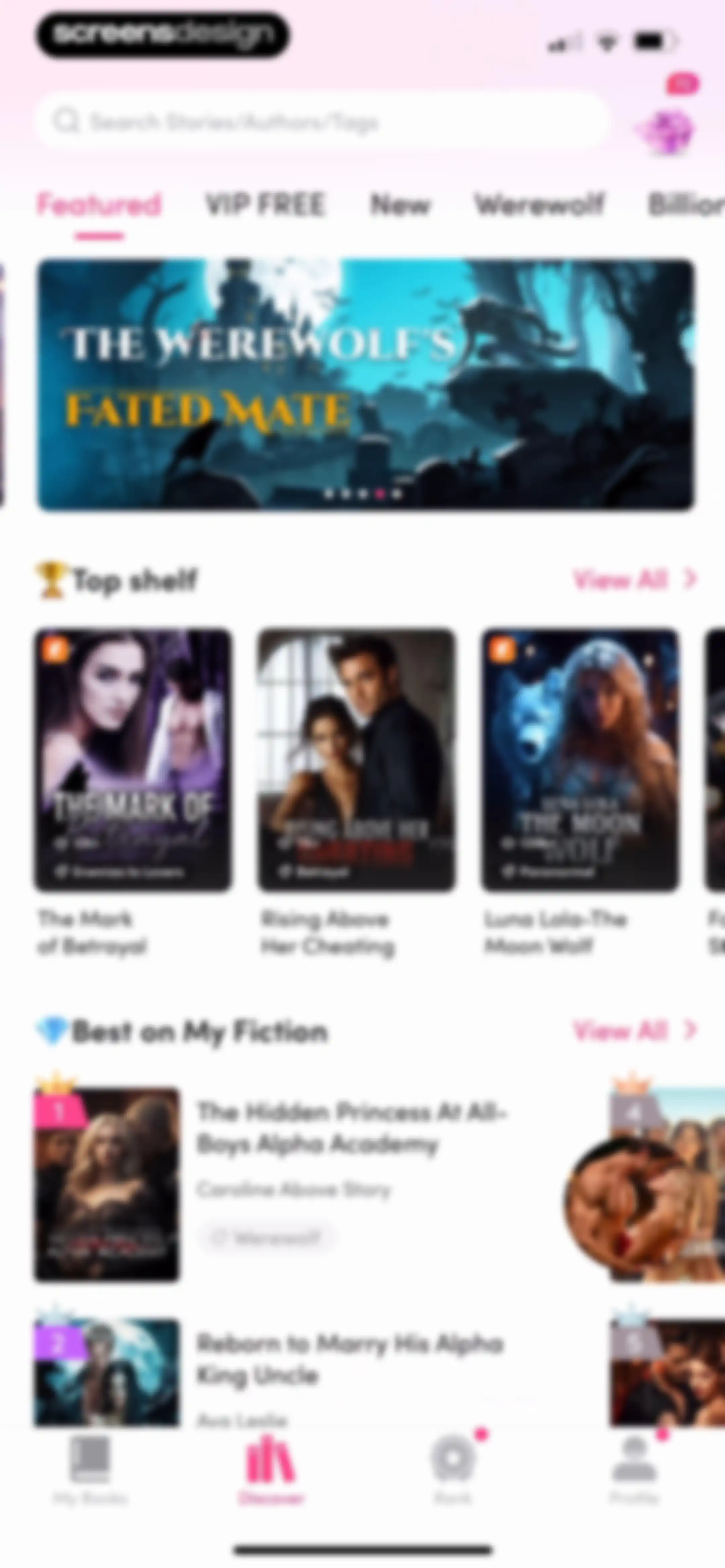 My Fiction: Stories & Novels screen 15