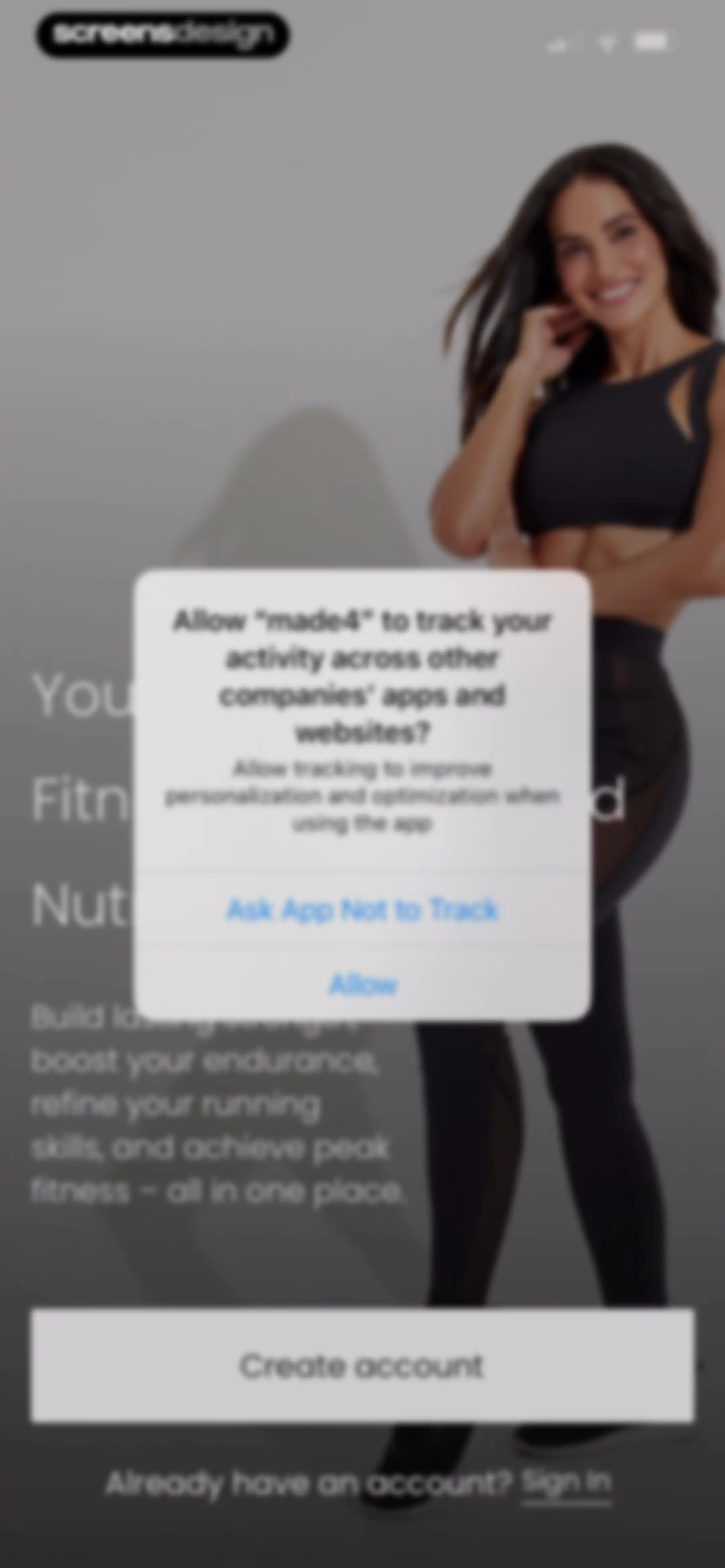 Made4 - Fitness & Running screen 1