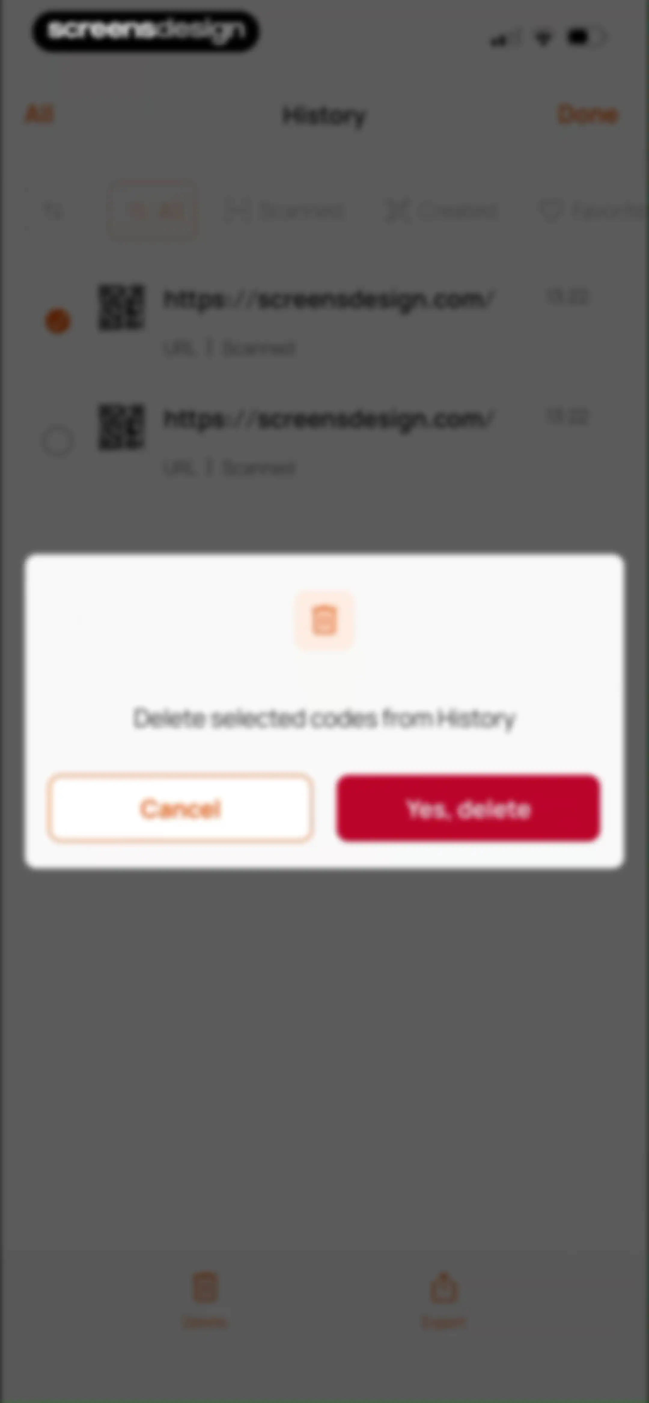 QR Code Reader＊Barcode Scanner screen 27