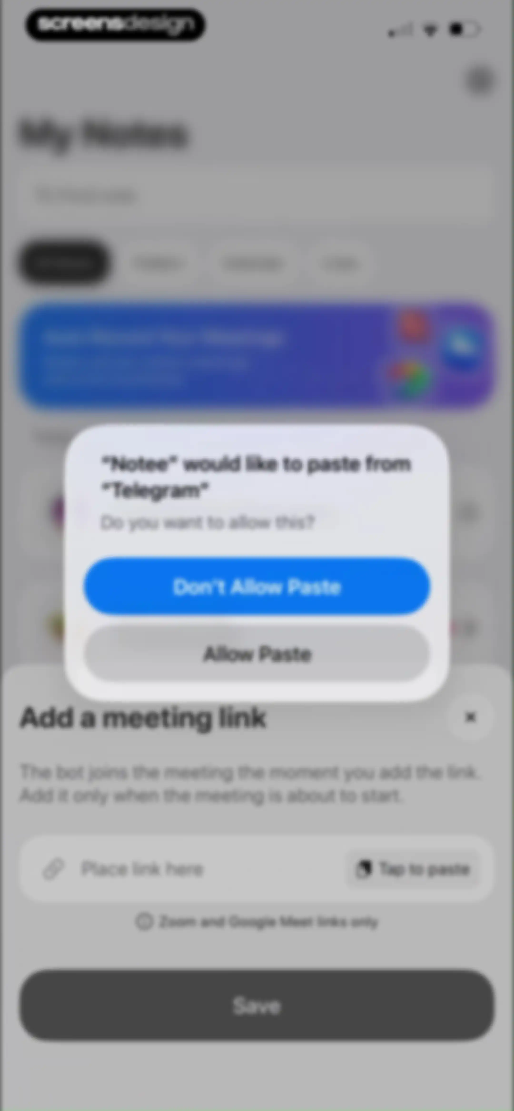 Notee: AI Note Taker screen 65