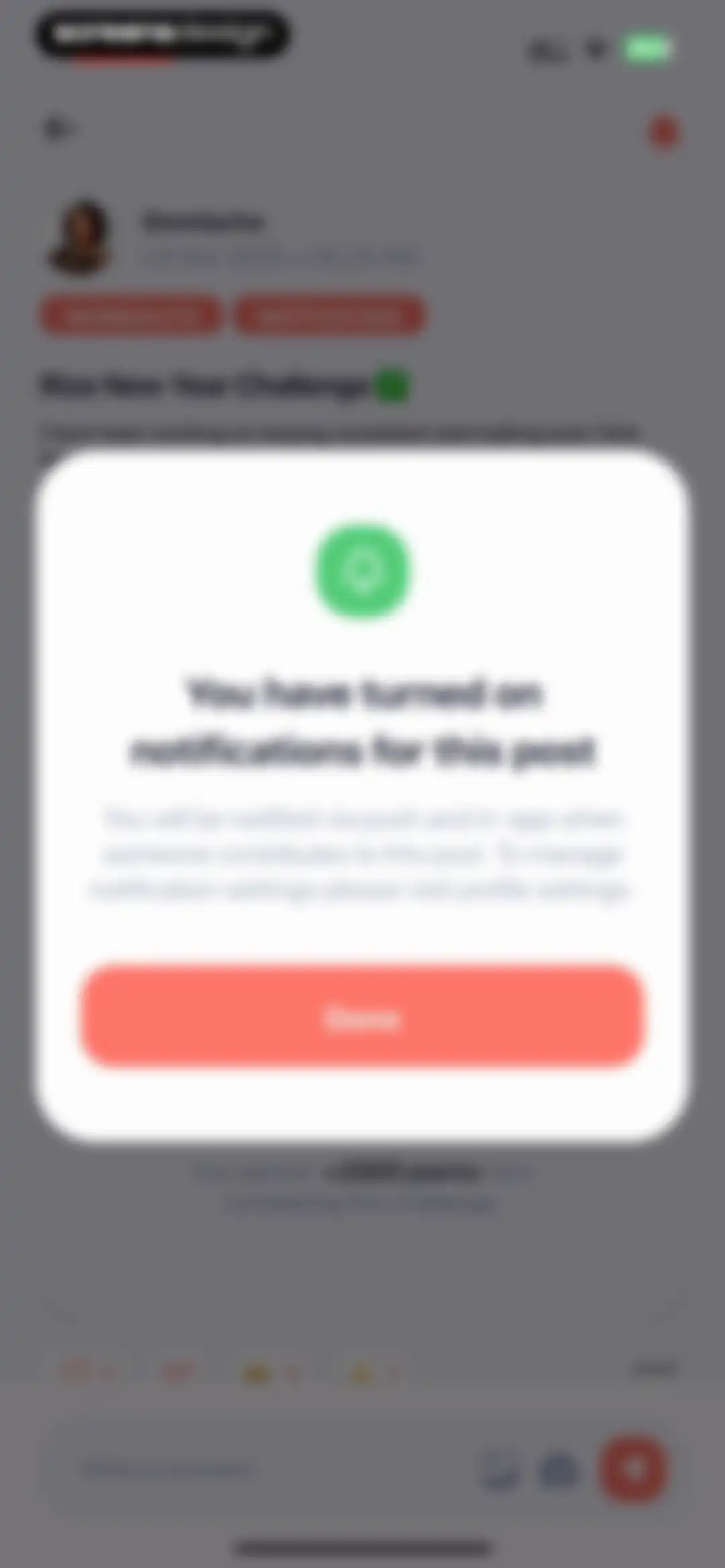 Reset: Holistic Fitness App screen 134