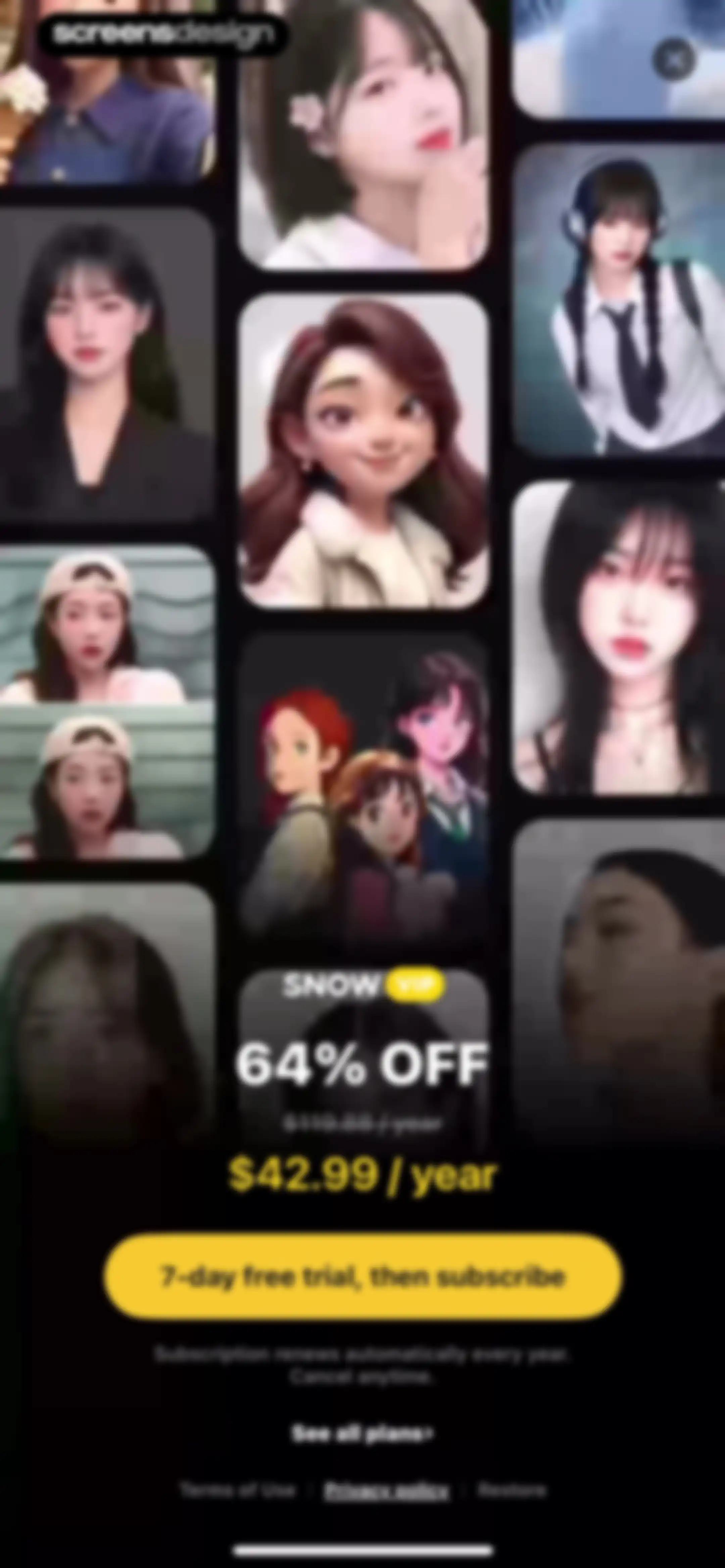 SNOW - AI Profile screen 9