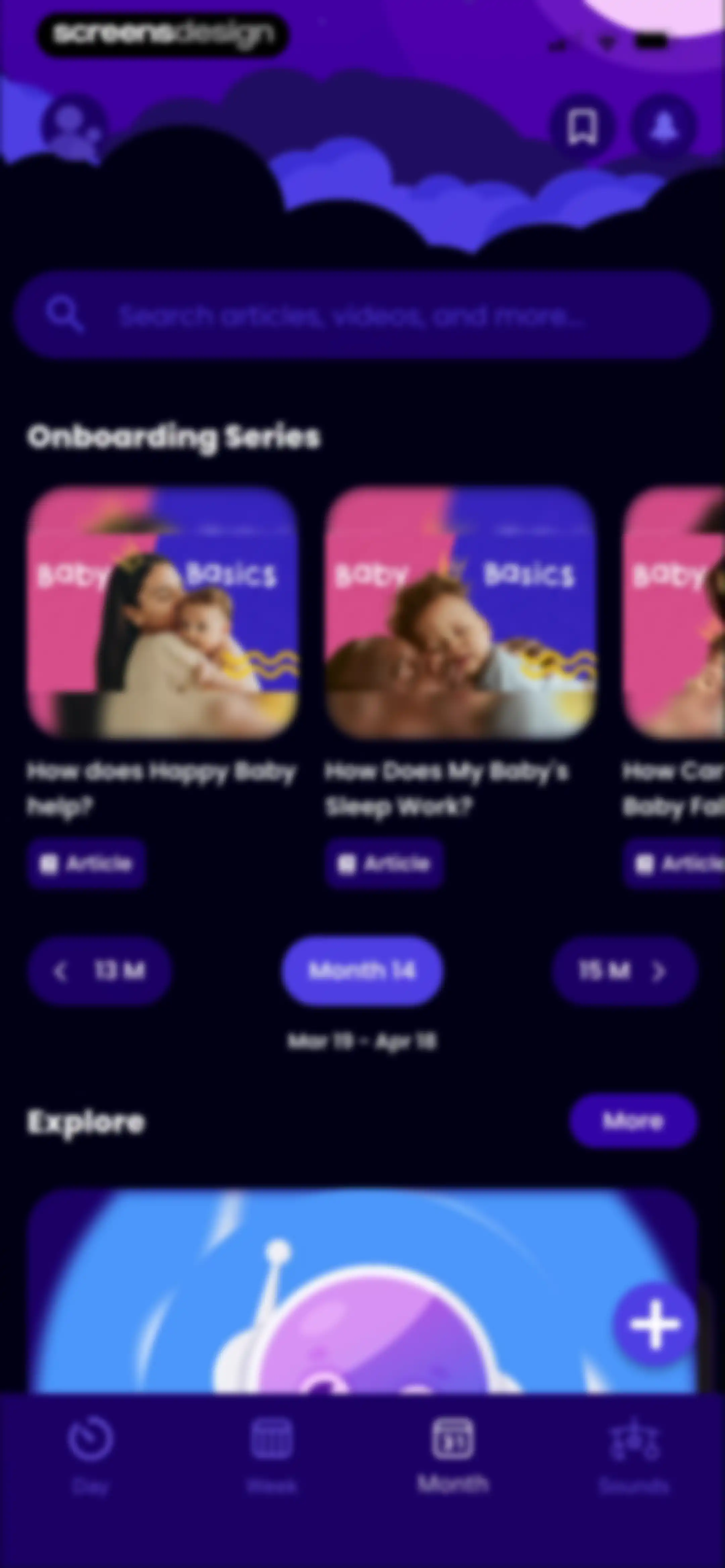 Happy Baby - Sleep & Tracker screen 120