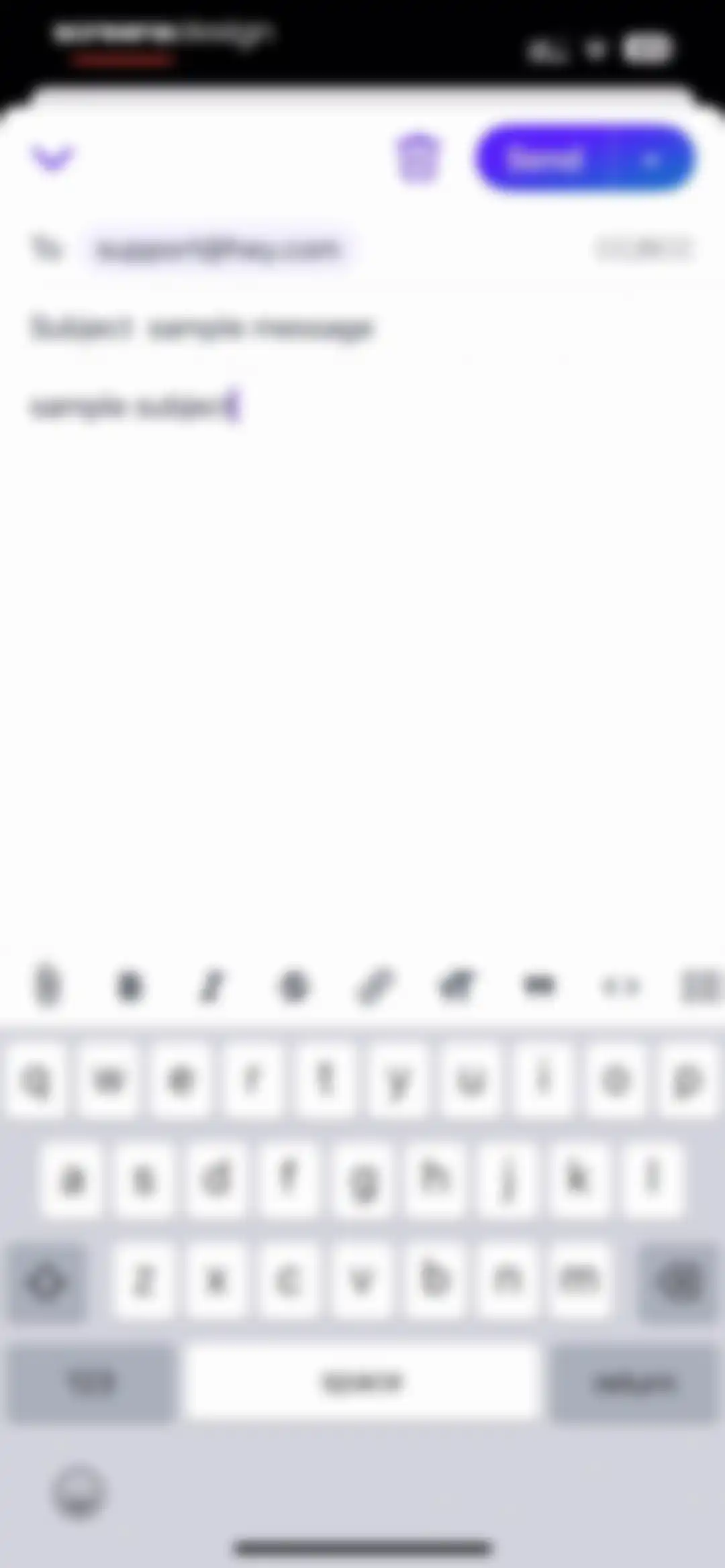 HEY Email screen 47