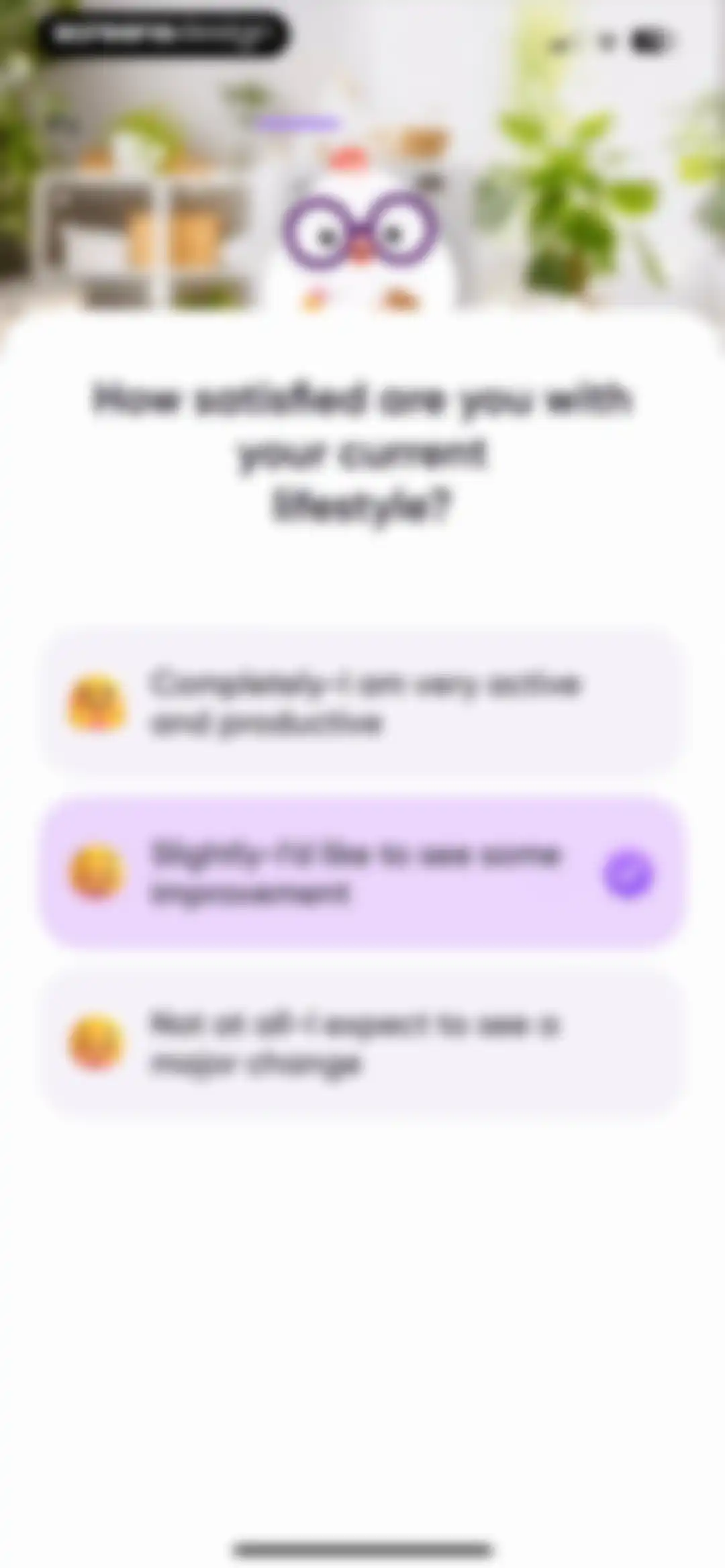 Me+ Lifestyle Routine screen 11