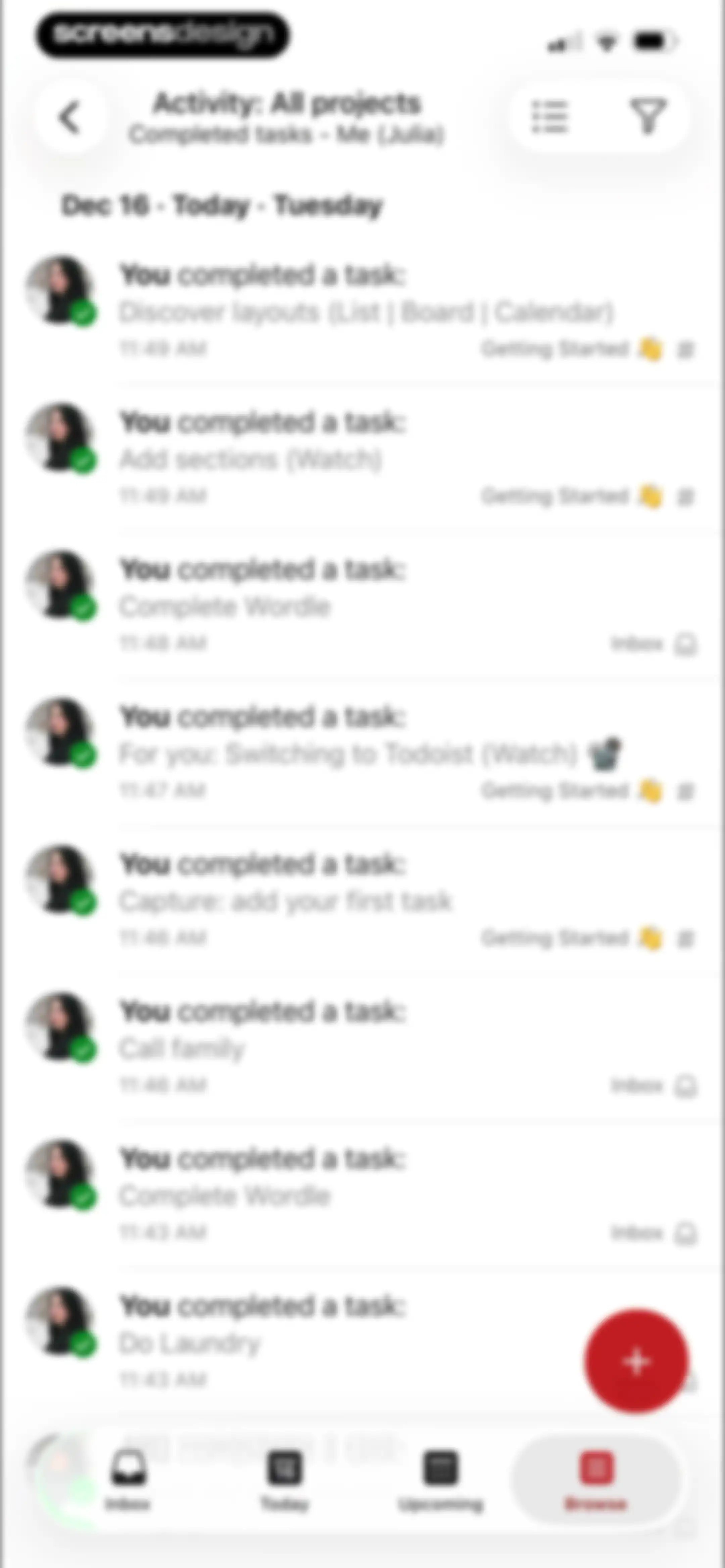 Todoist: To Do List & Calendar screen 140
