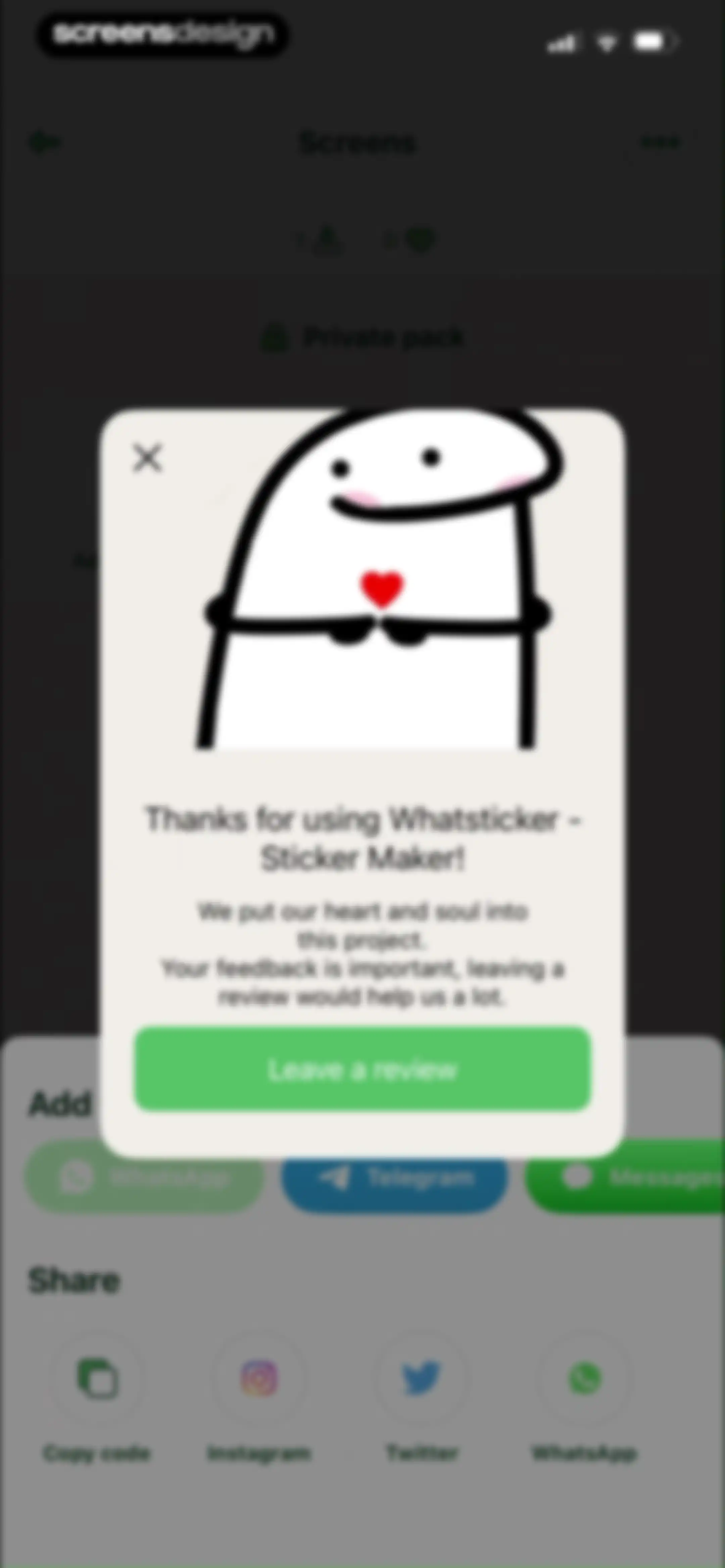 WhatSticker - Sticker Maker screen 66