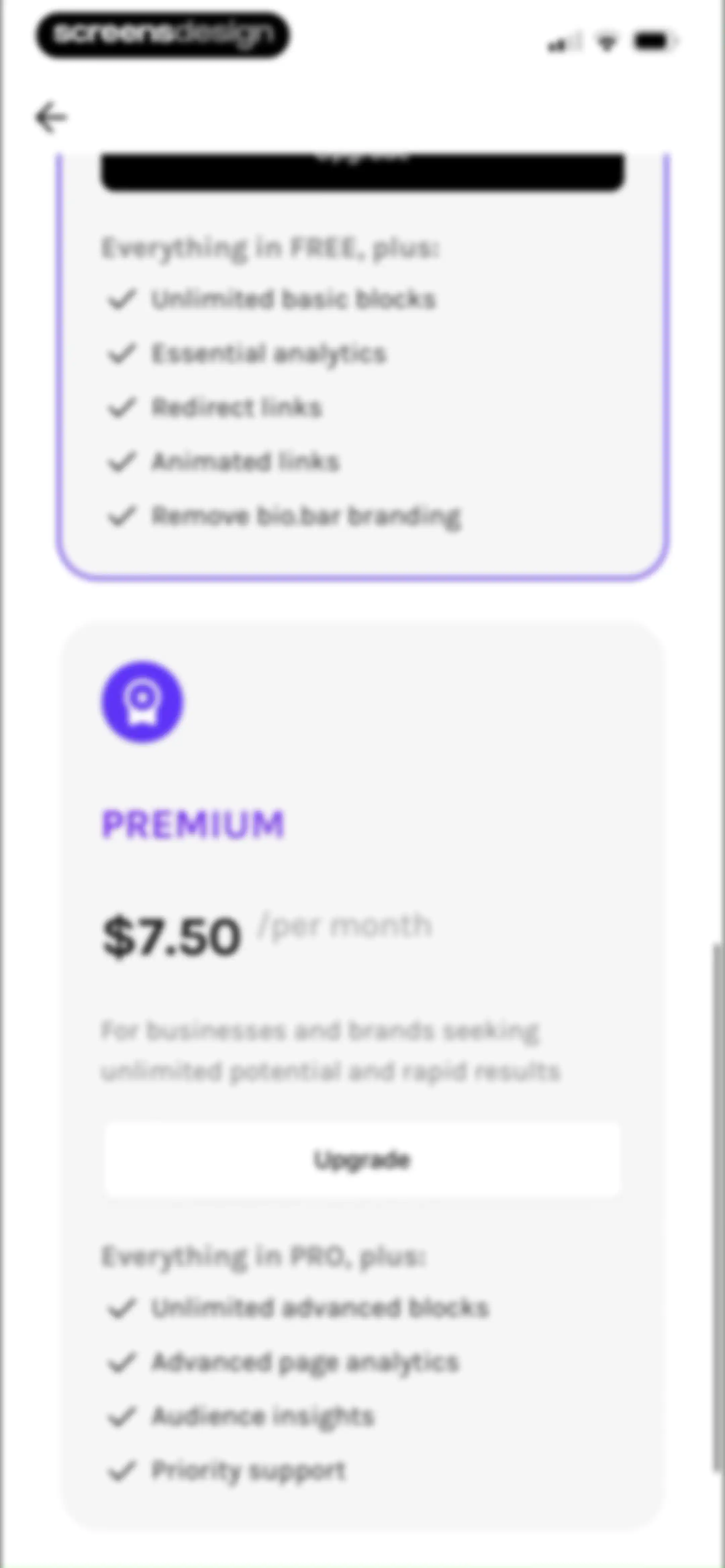UNUM — Layout & Feed Preview screen 107