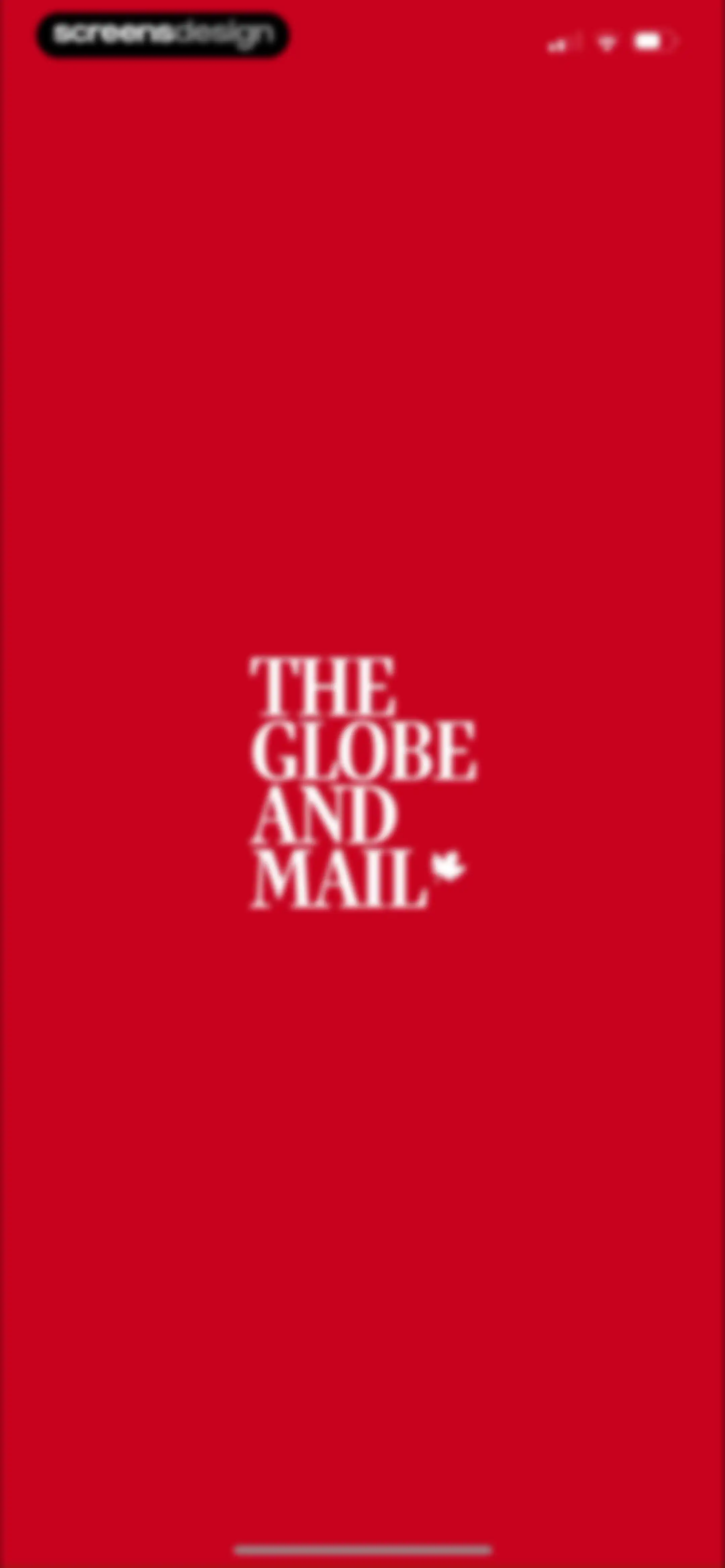 The Globe and Mail screen 1