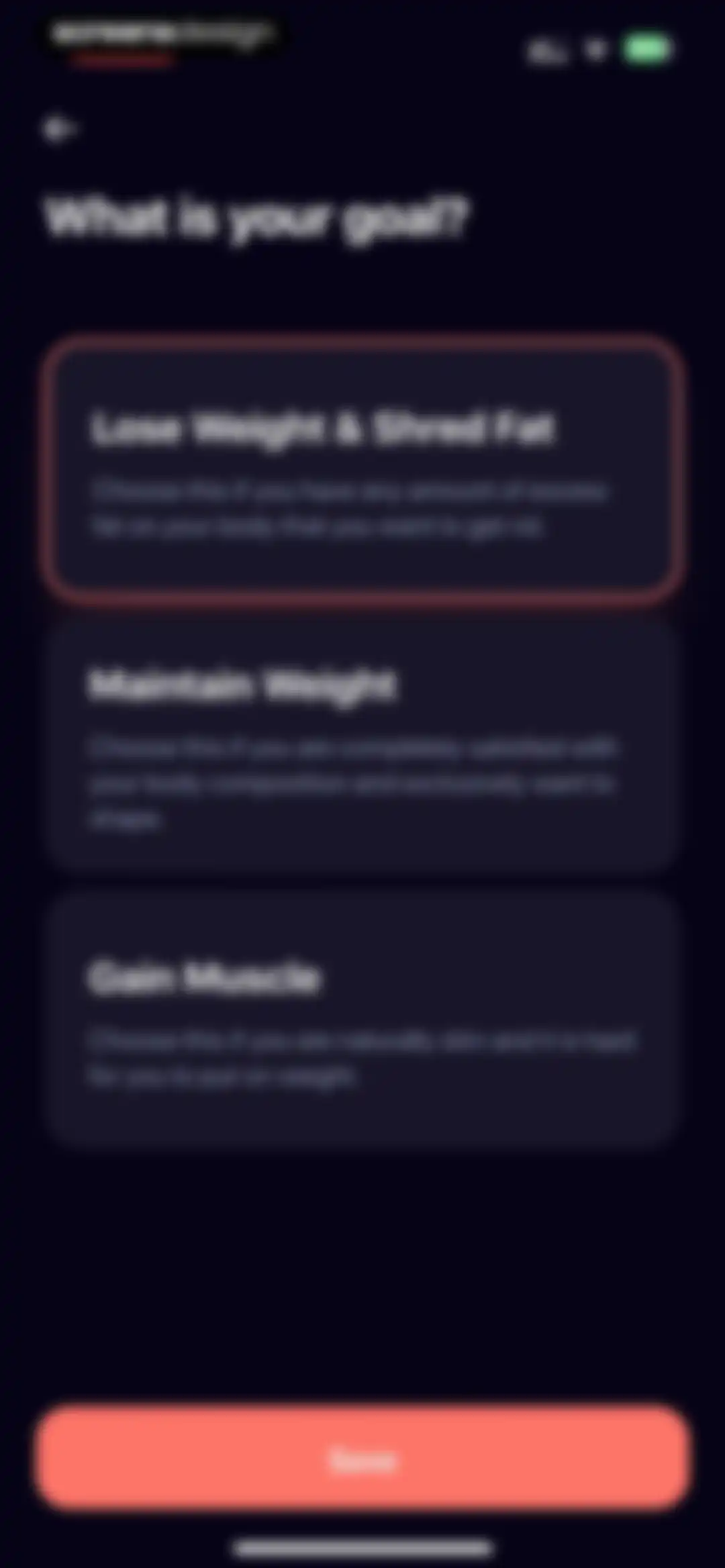 Reset: Holistic Fitness App screen 157