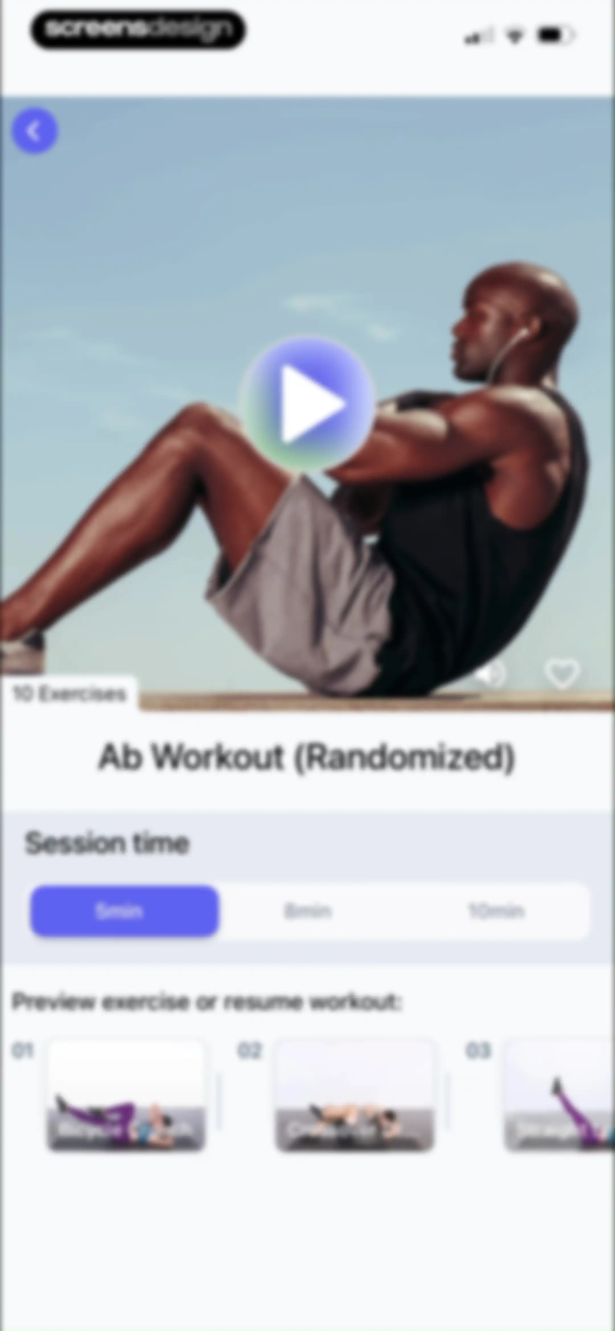 Daily Workouts - Home Fitness screen 23