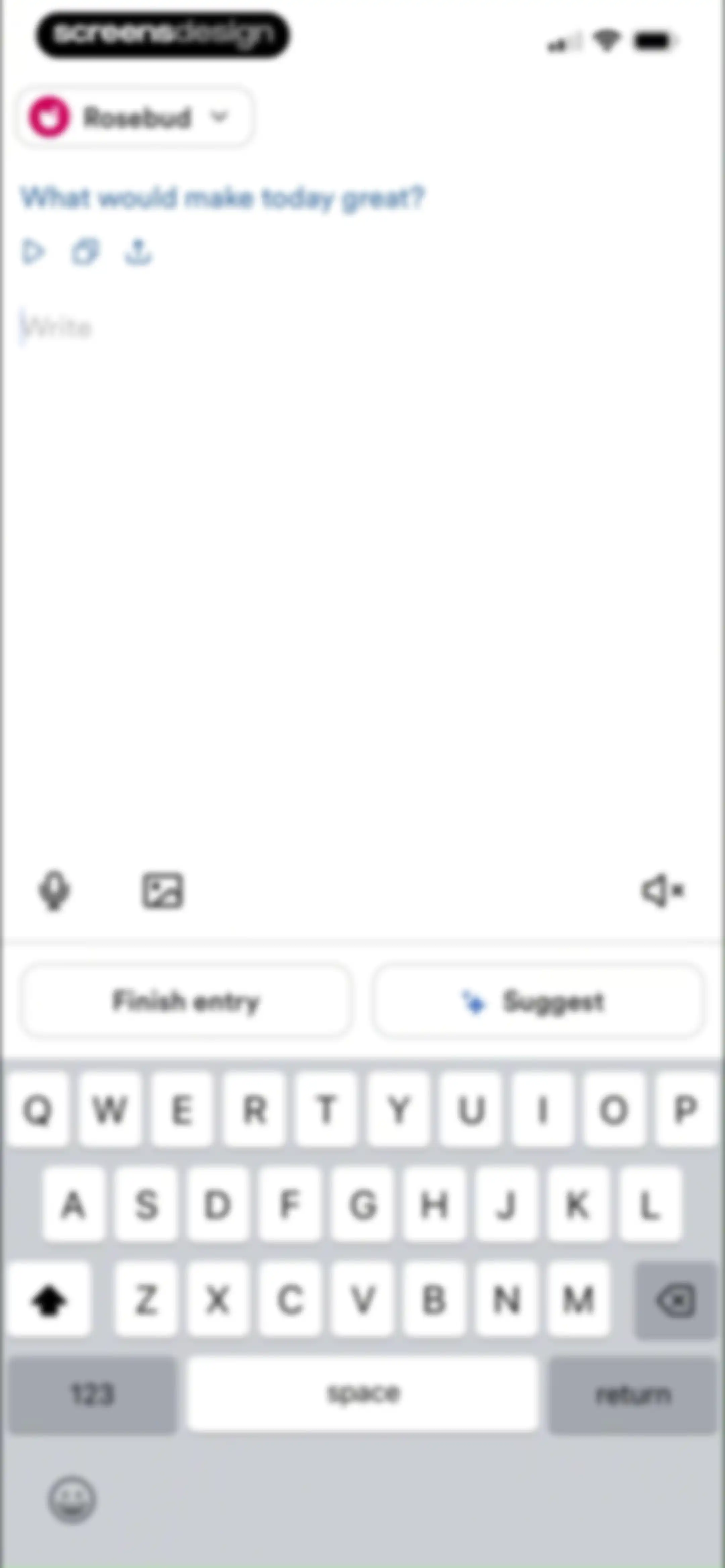 Rosebud: AI Journal & Diary screen 19