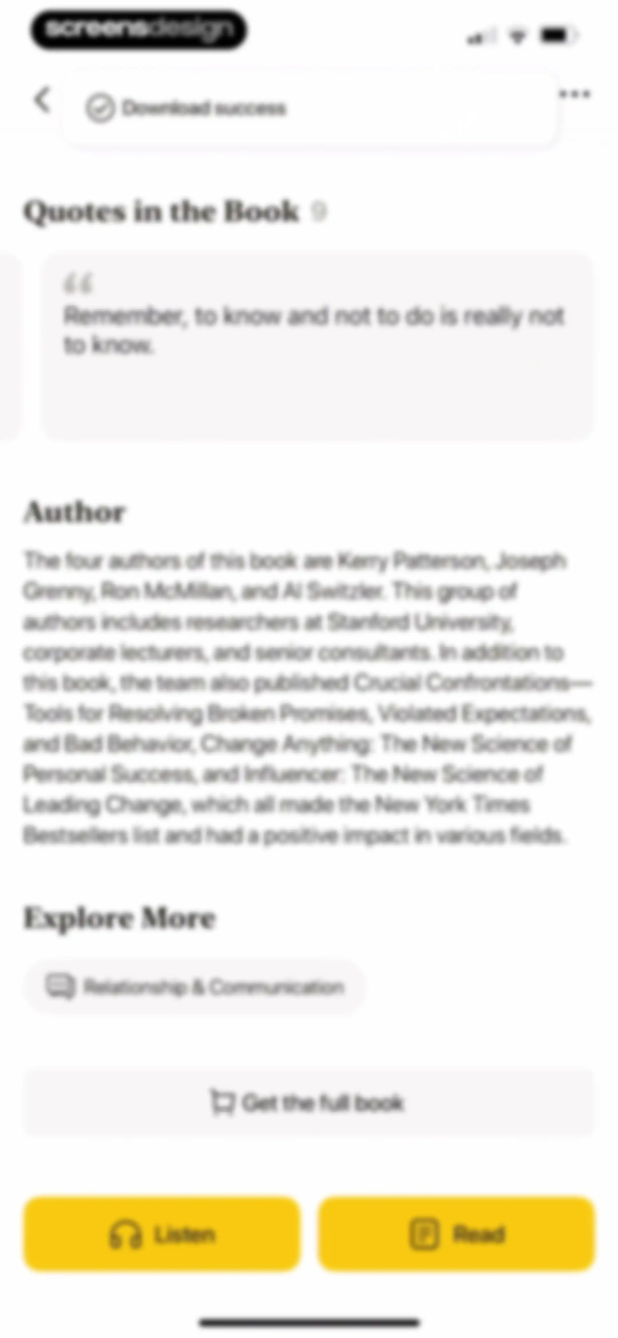 Bookey: Book Ideas for Growth screen 62