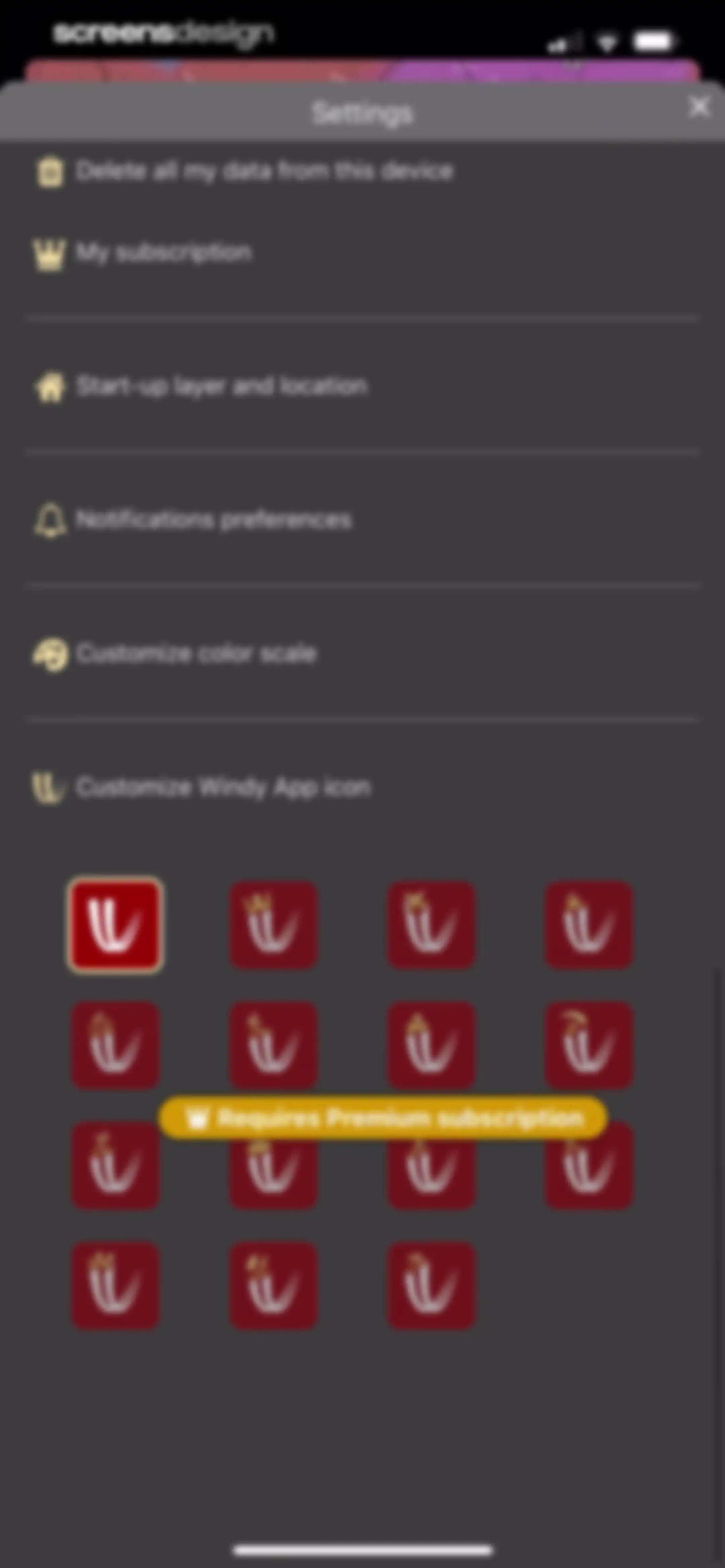 Windy.com screen 79