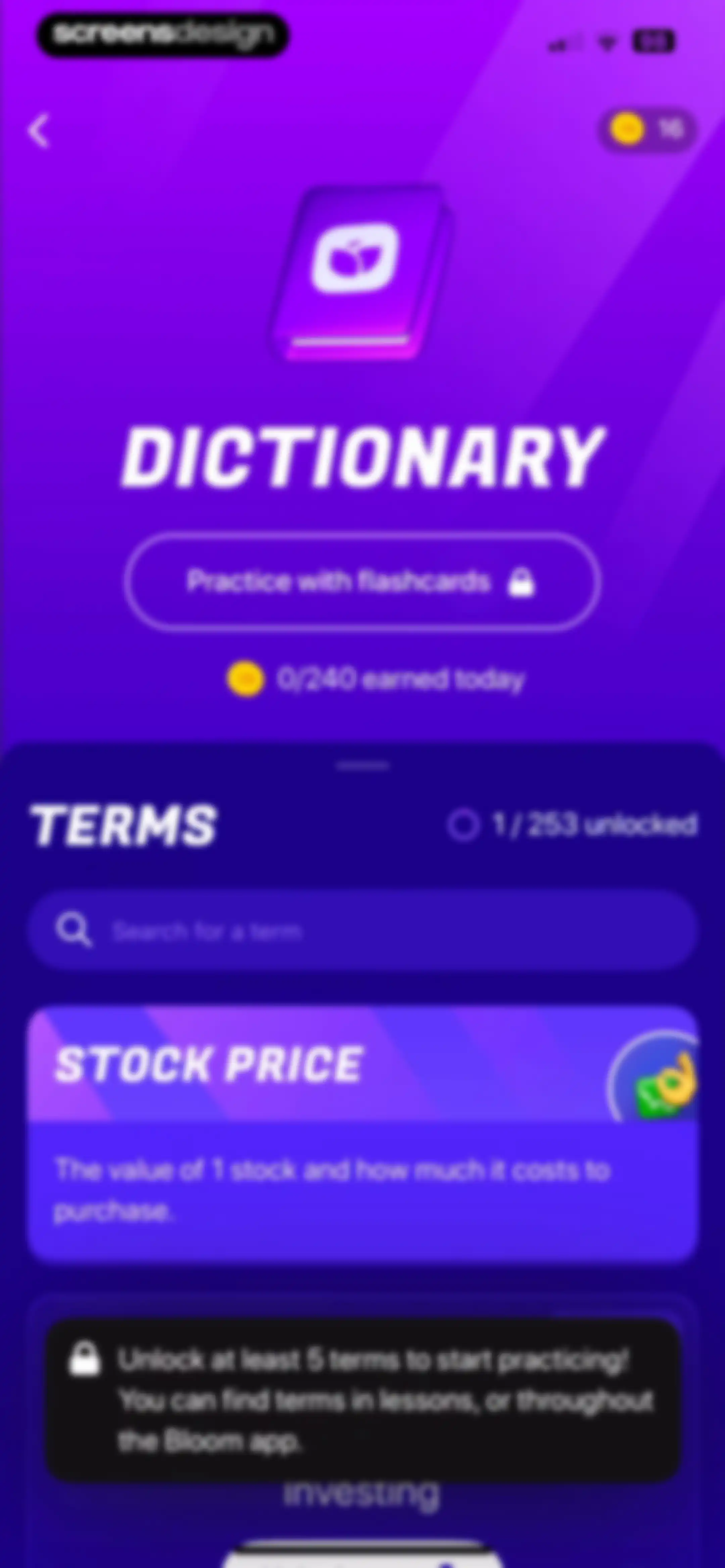 Bloom: Learn to Invest screen 131