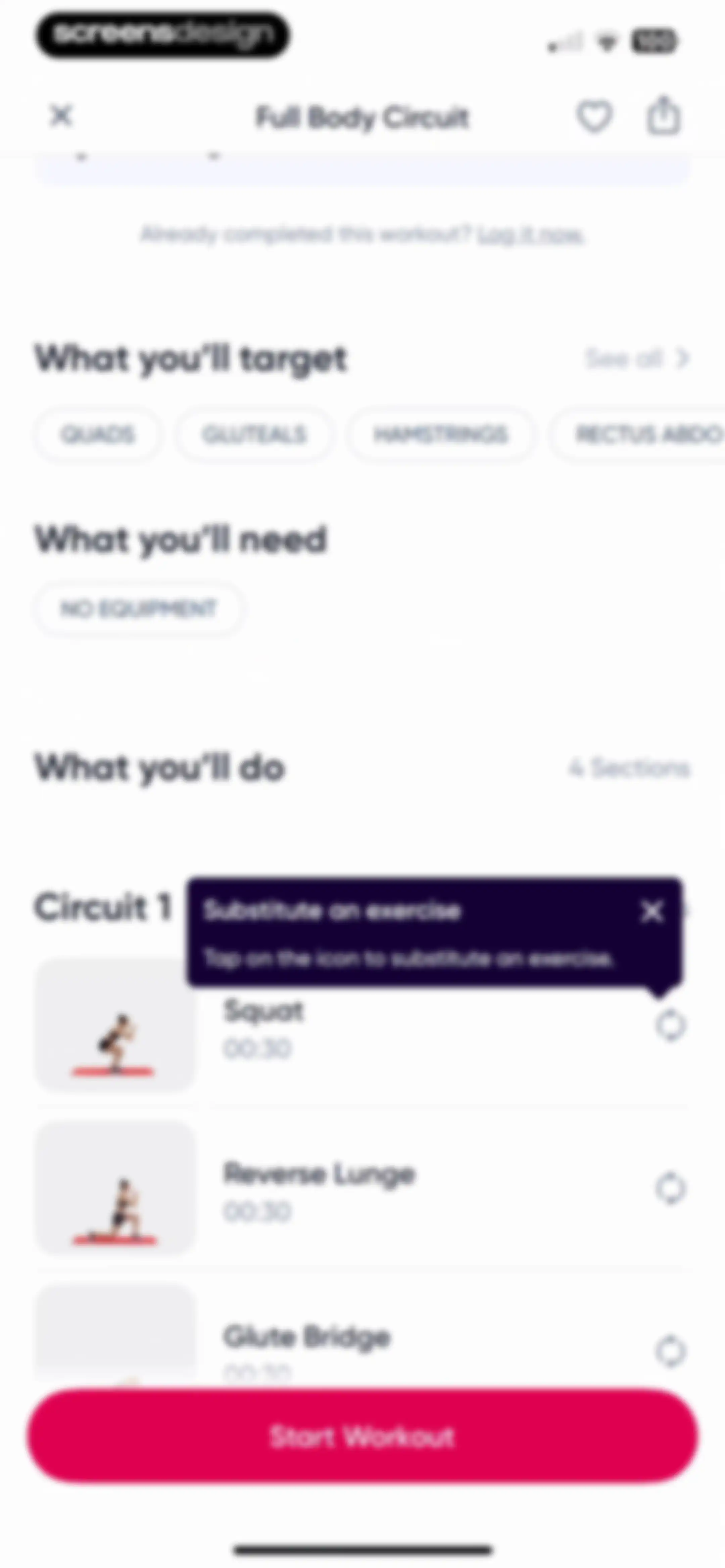Sweat: Fitness App For Women screen 42