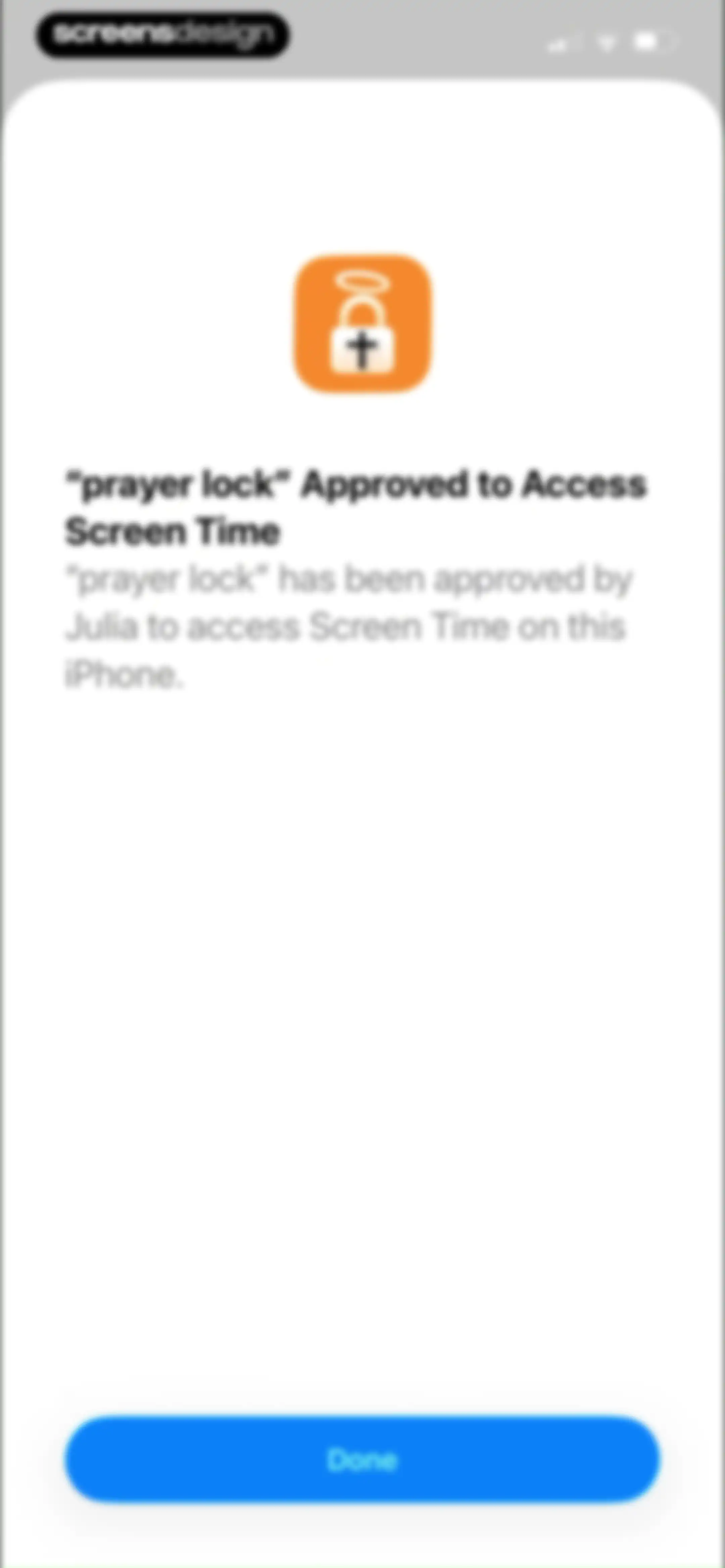 prayer lock: christian focus screen 52
