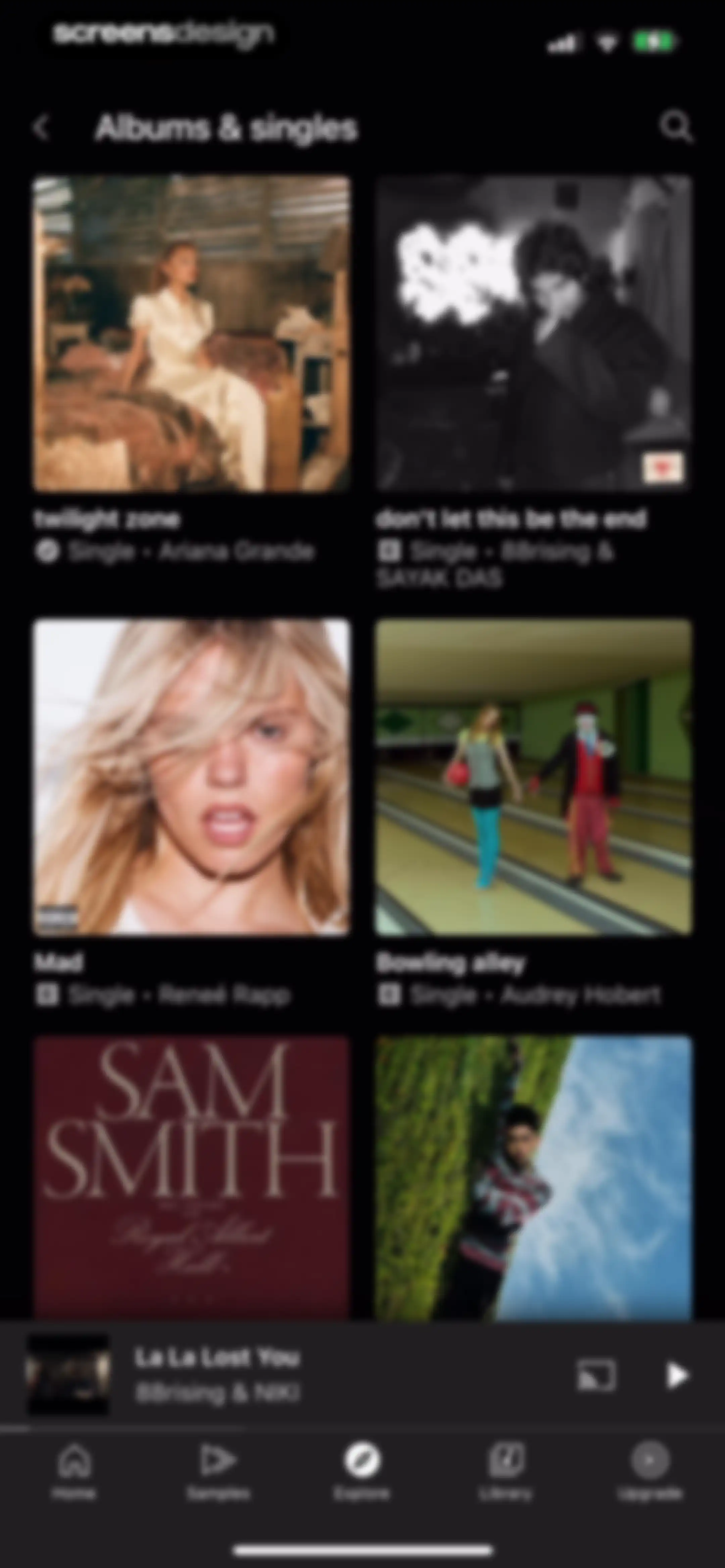 YouTube Music screen 102