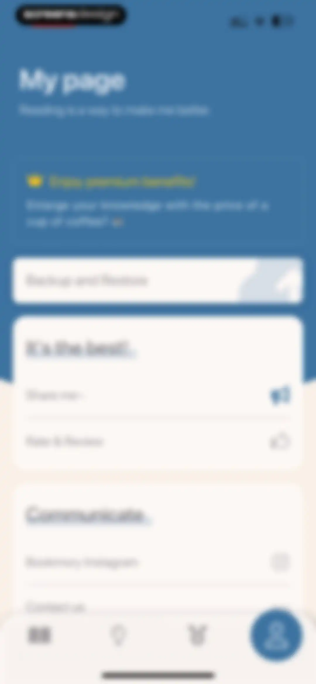 Bookmory - reading tracker screen 122