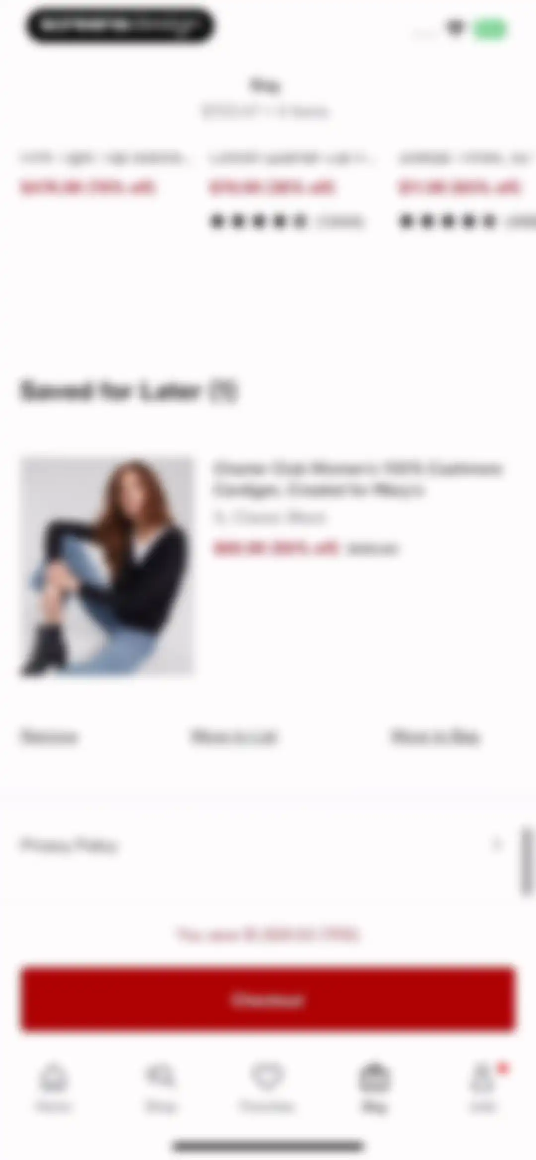 Macy's: Shop, Save, and Earn screen 103